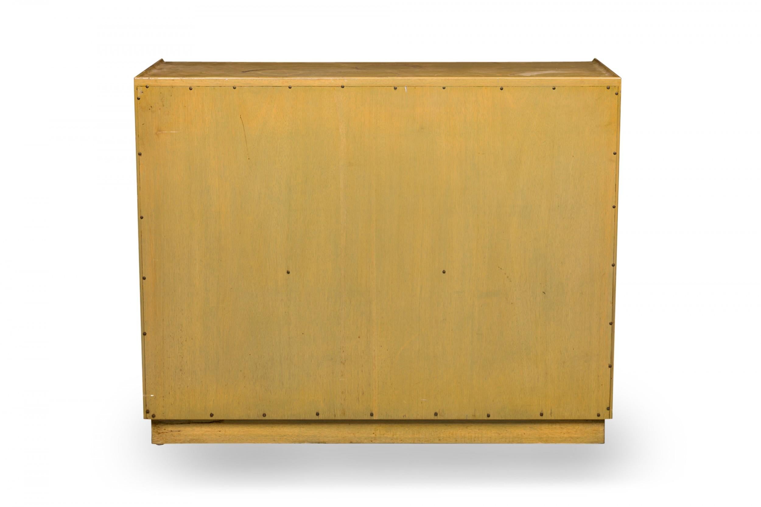 20th Century Edward Wormley for Dunbar American Mid-Century Maple Louver Front Chest For Sale