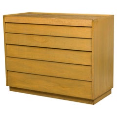 Edward Wormley for Dunbar American Mid-Century Maple Louver Front Chest