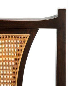 Edward Wormley for Dunbar American Mid-Century Modern Mahogany Headboard