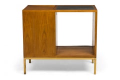 Edward Wormley for Dunbar American Mid-Century Slate and Wood Dry Bar Table