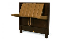 Edward Wormley for Dunbar American Mid-Century Upholstered Fold Down Arm Single