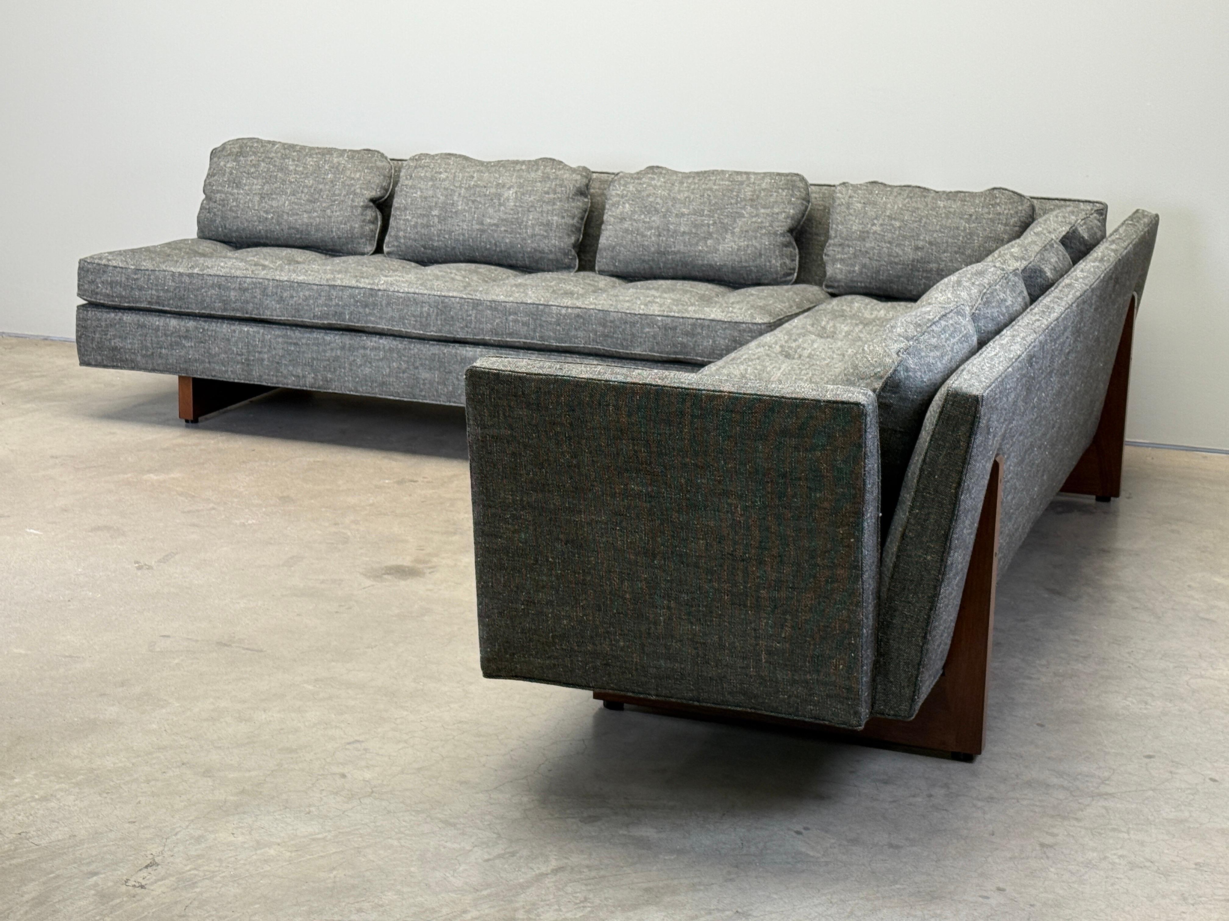 Edward Wormley para Sofá sin brazos Dunbar en venta 13