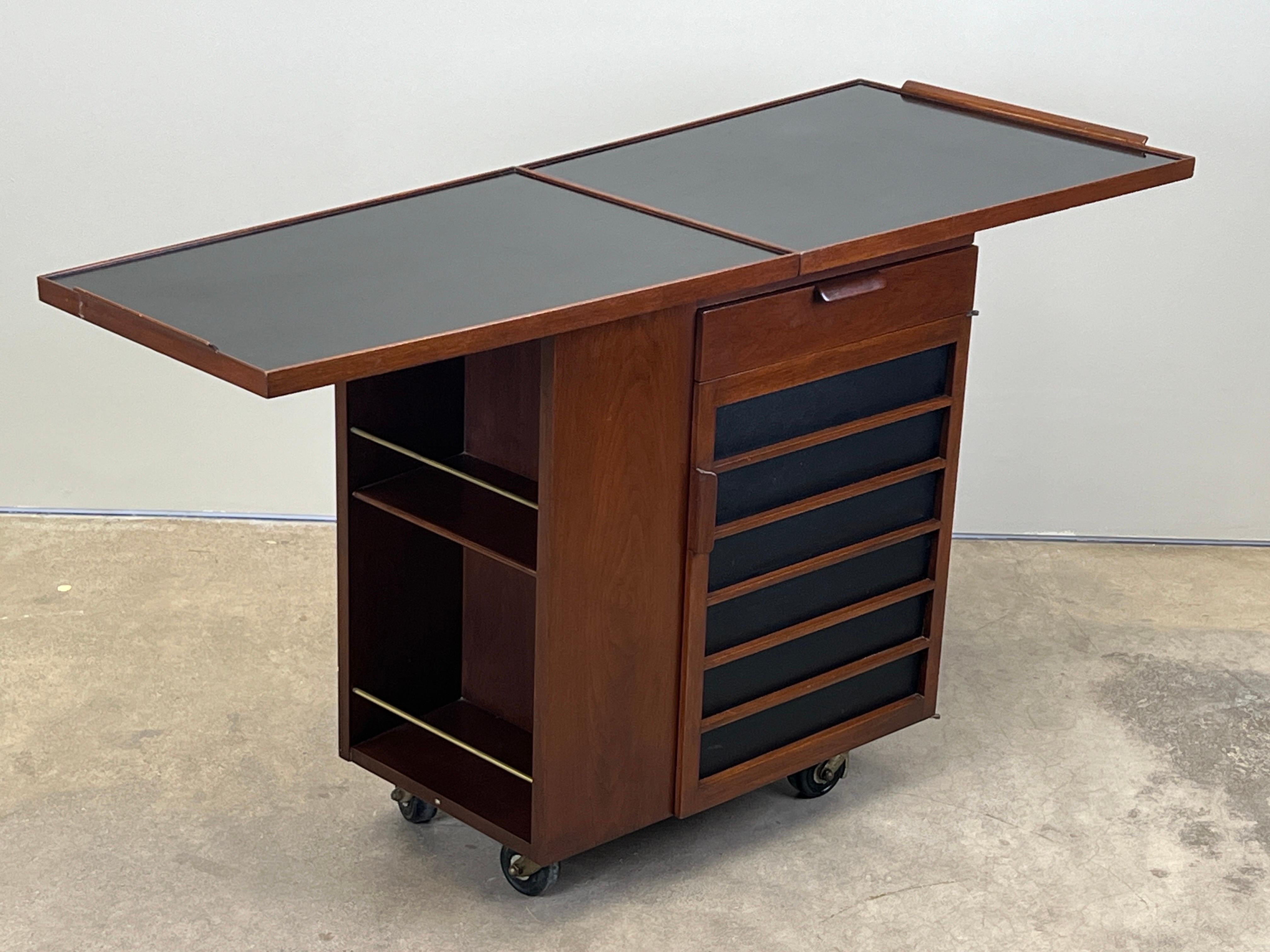 Edward Wormley para Carrito de bar Dunbar en venta 9