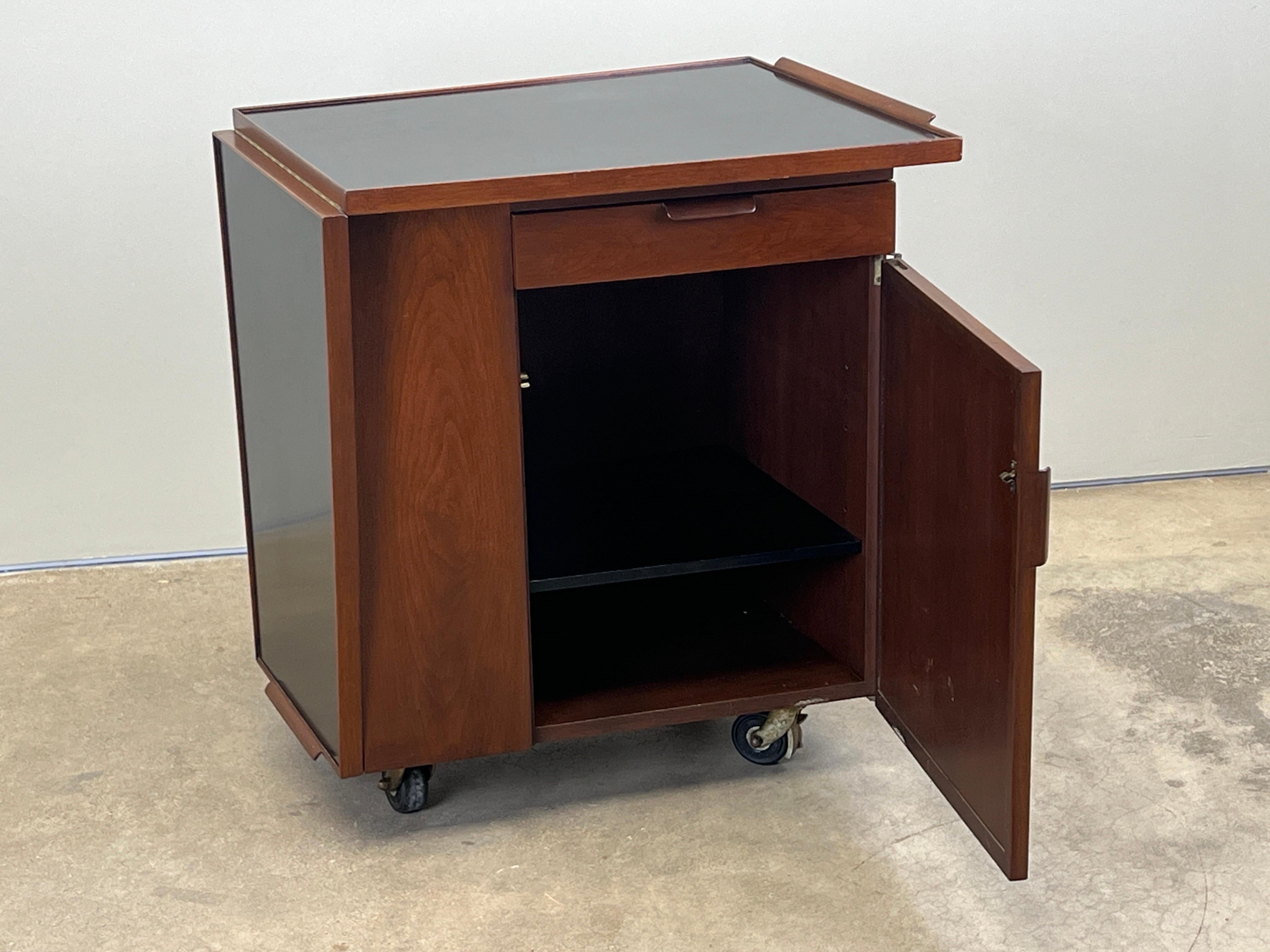 Edward Wormley para Carrito de bar Dunbar en Bueno estado para la venta en Dallas, TX