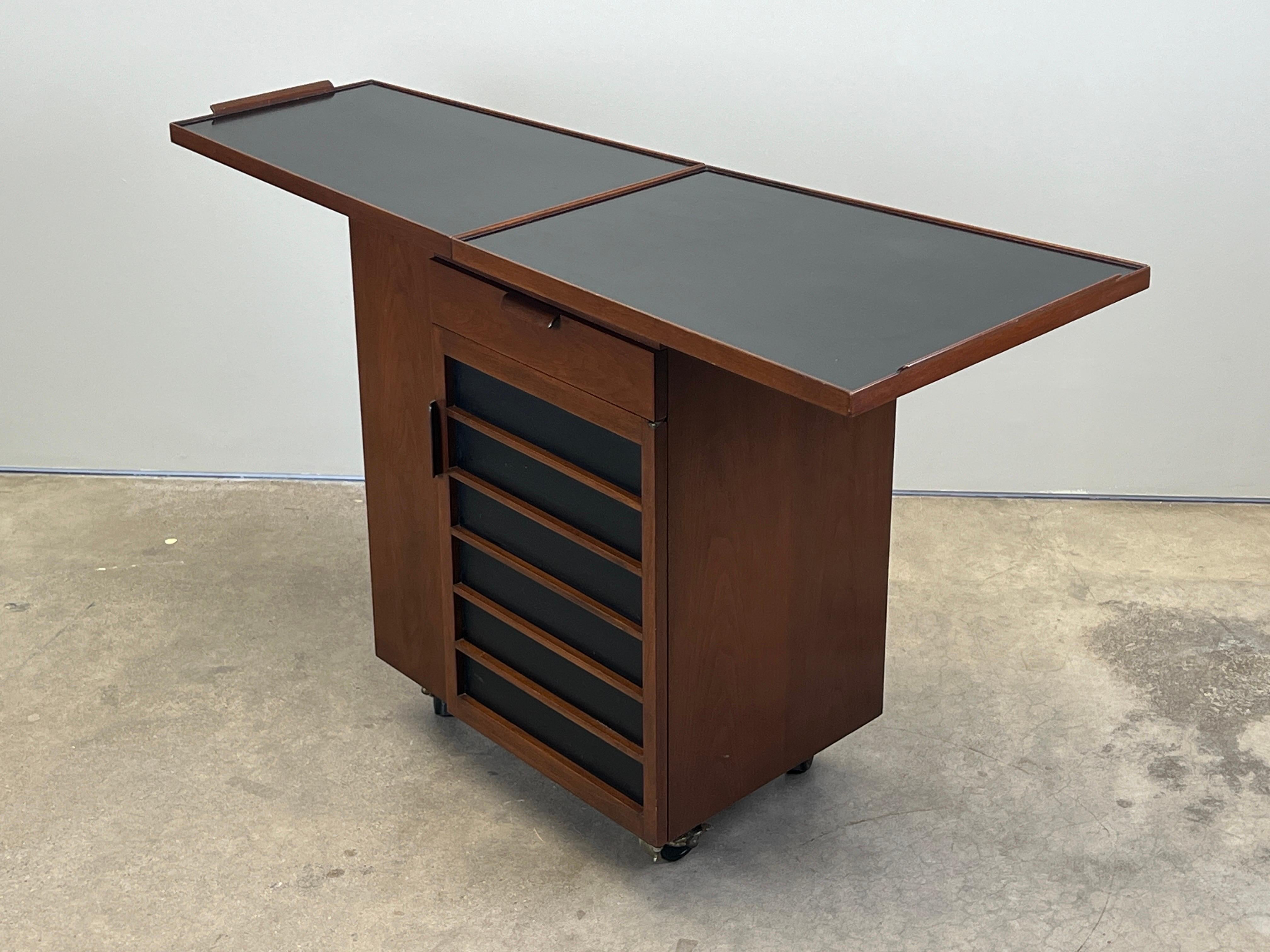 Edward Wormley para Carrito de bar Dunbar en venta 2