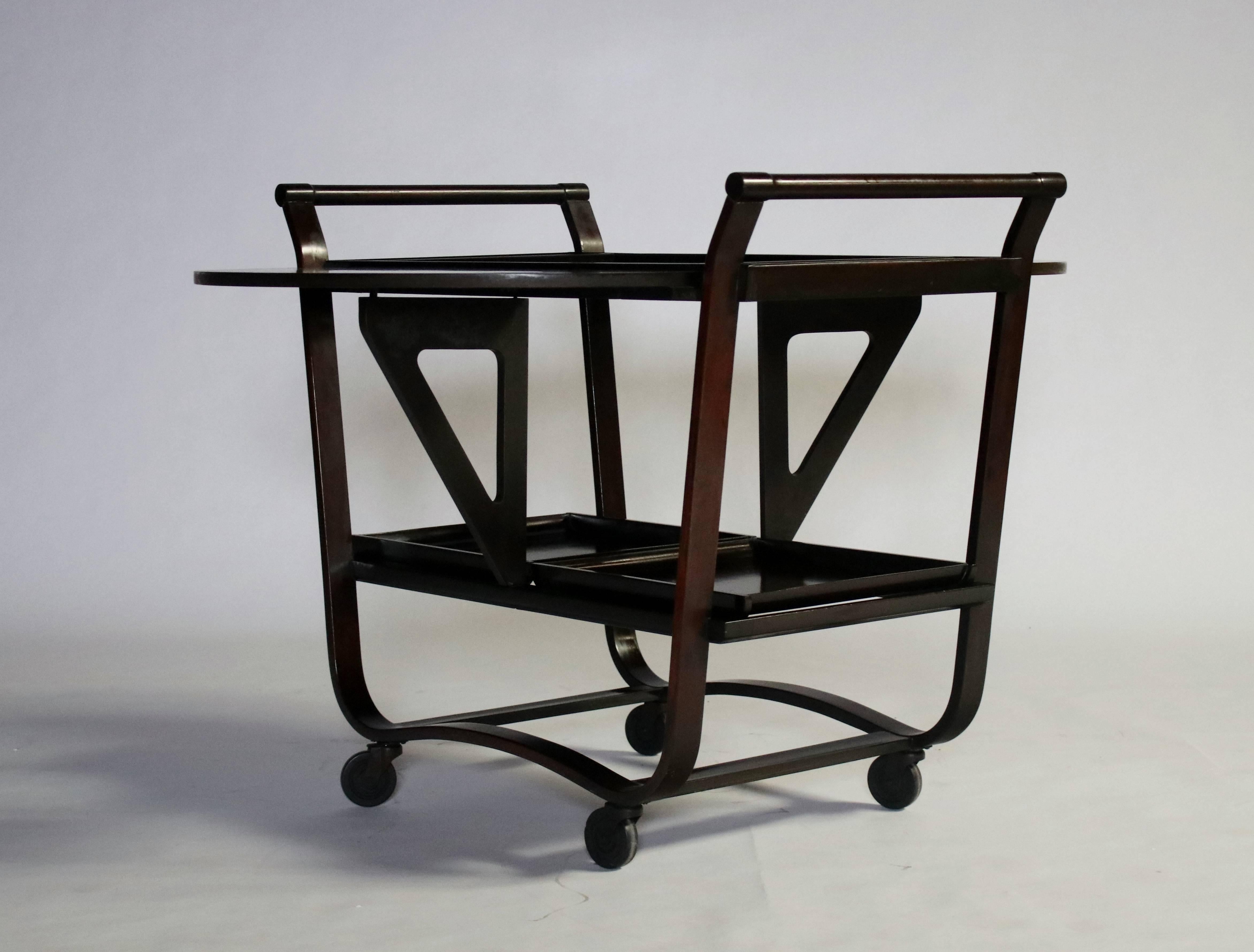 Edward Wormley for Dunbar Bar or Serving Cart In Good Condition In Chicago, IL