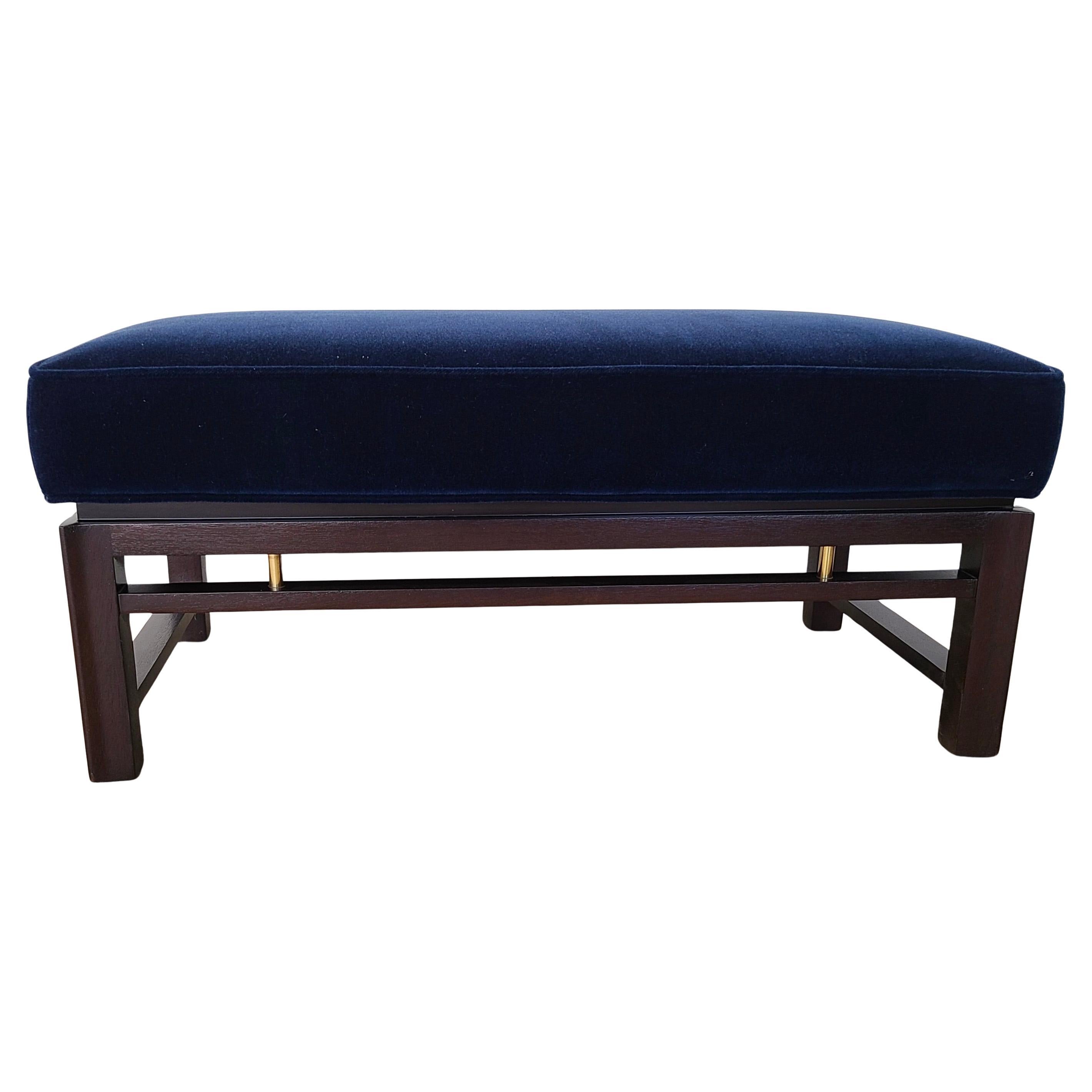 Edward Wormley for Dunbar Bench #286 in Mohair 3