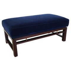 Edward Wormley for Dunbar Bench #286 in Mohair