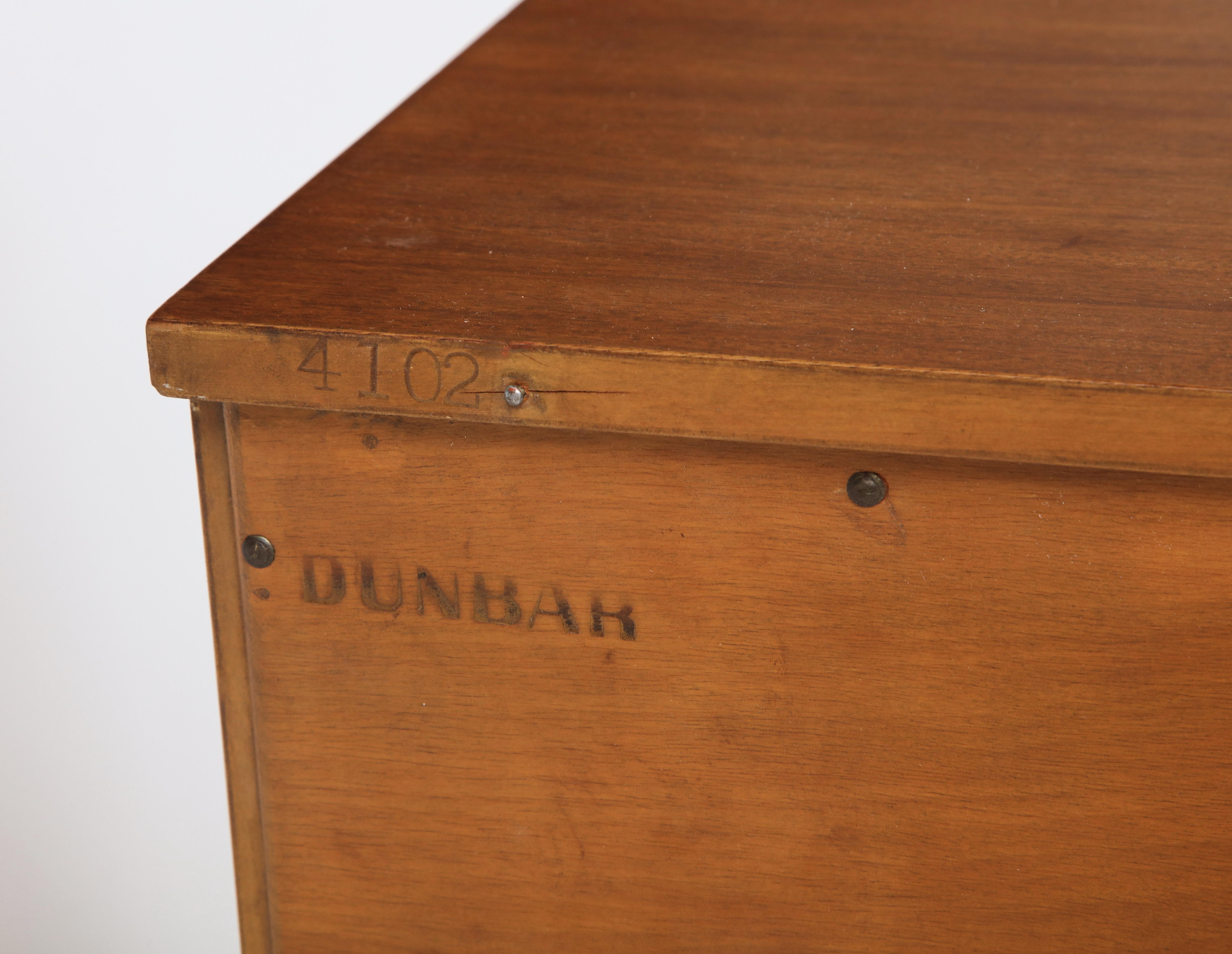 Walnut Edward Wormley for Dunbar, Berne, Indiana, circa 1970