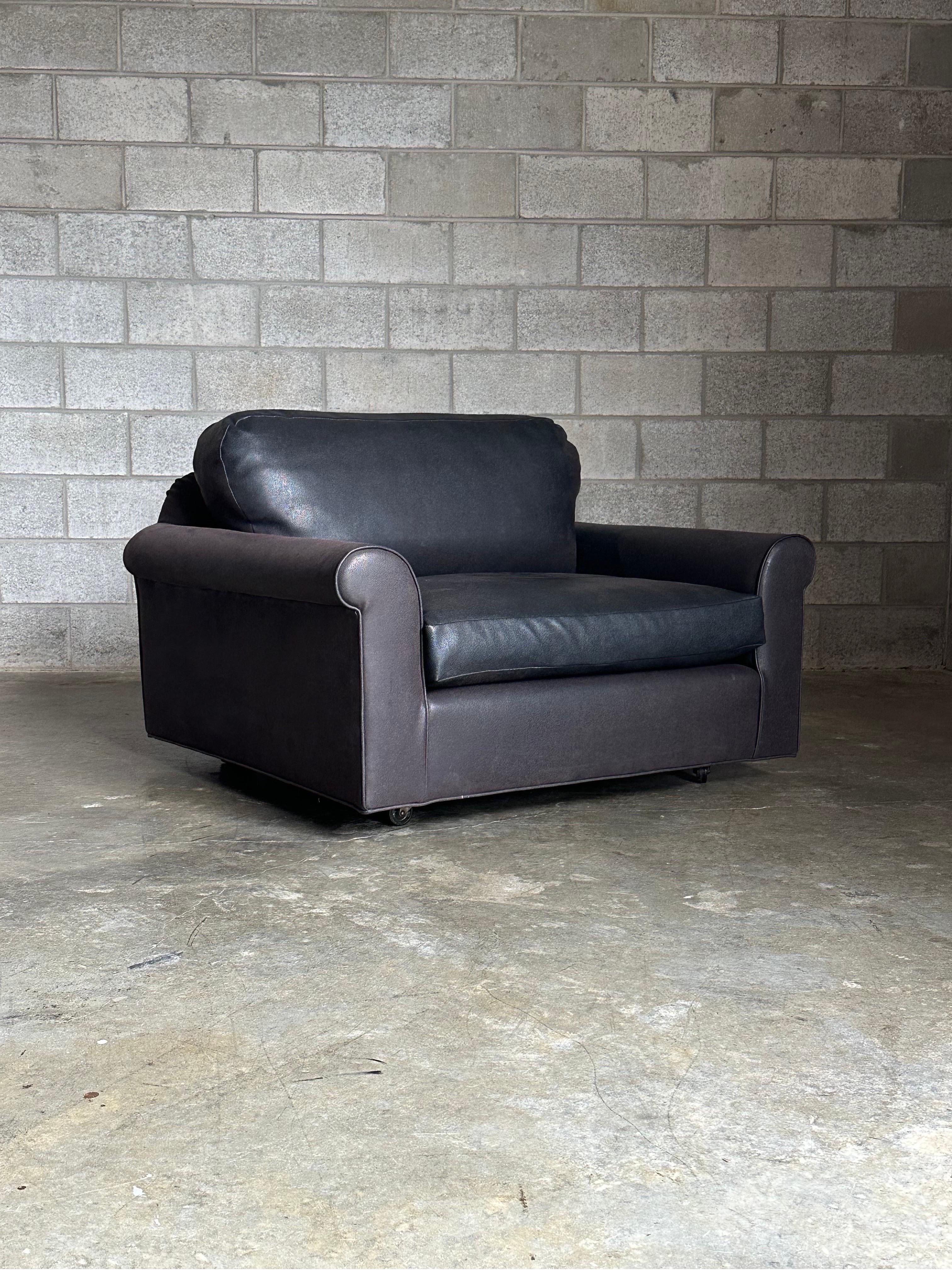American Edward Wormley for Dunbar “Big Texan” Oversized Lounge Chair For Sale
