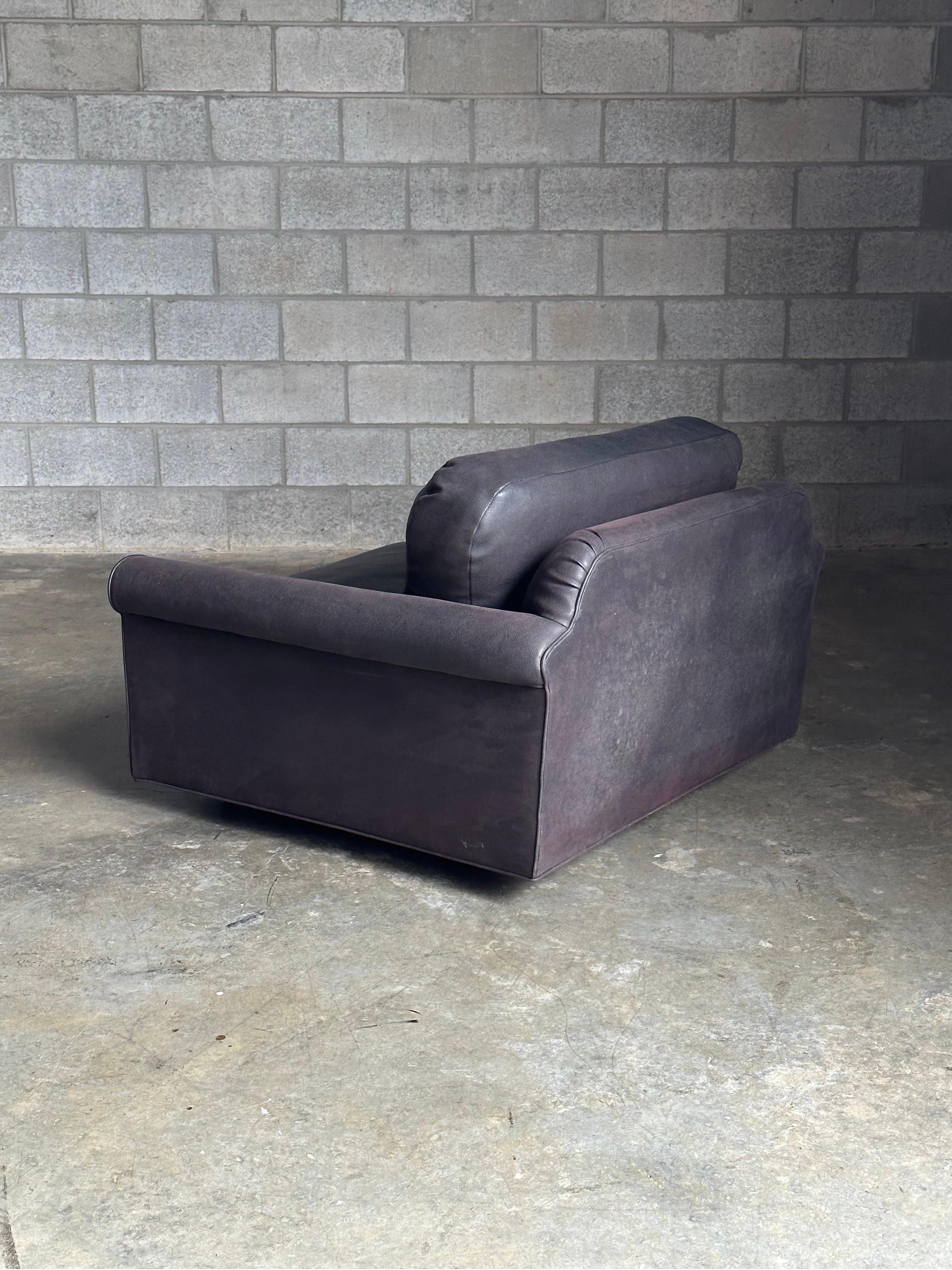 Mid-20th Century Edward Wormley for Dunbar “Big Texan” Oversized Lounge Chair For Sale
