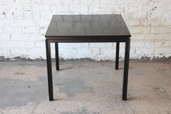 Edward Wormley for Dunbar Black Lacquered Mahogany Game Table