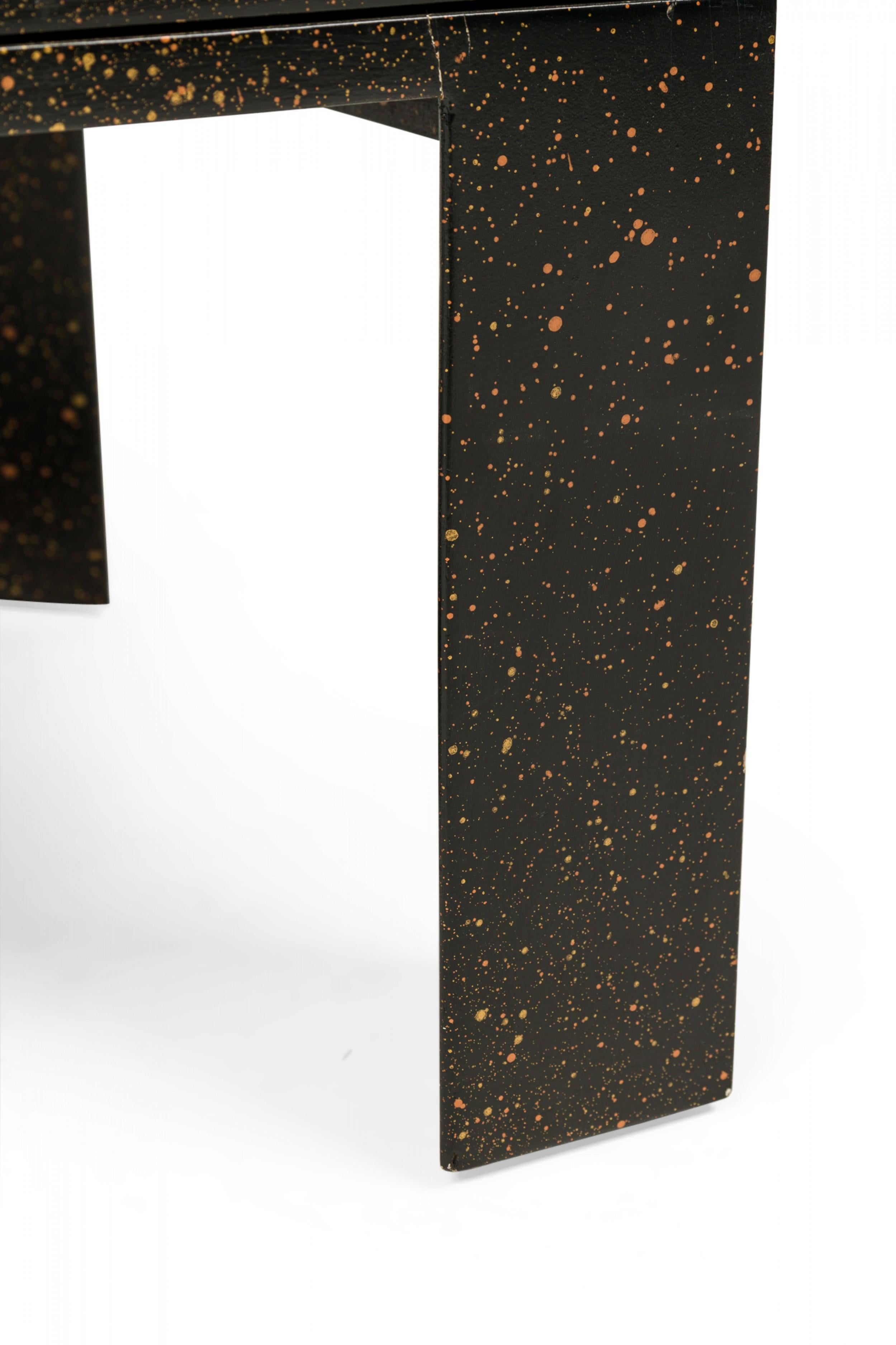 Mid-Century Modern Edward Wormley for Dunbar Black Rectangular Refectory Coffee / Cocktail Table en vente
