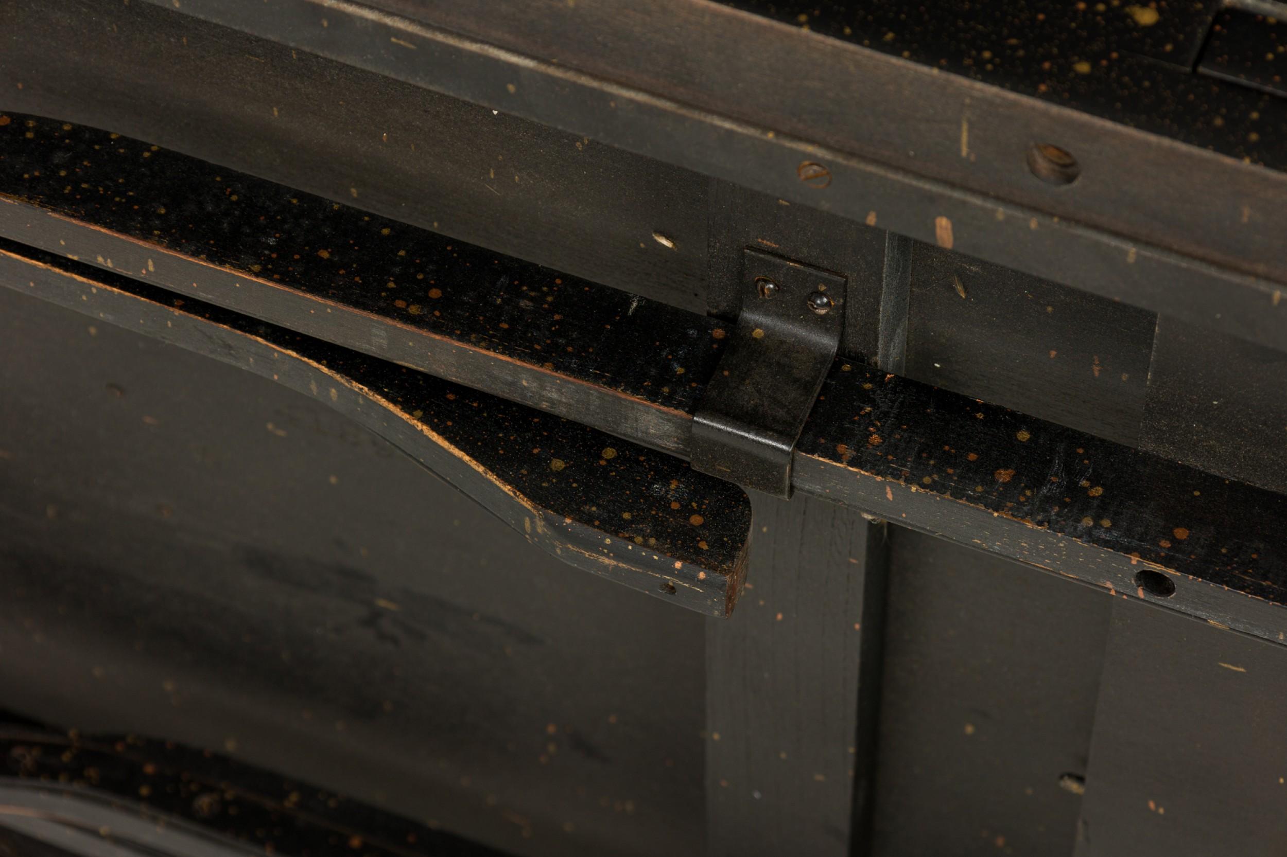 Américain Edward Wormley for Dunbar Black Rectangular Refectory Coffee / Cocktail Table en vente