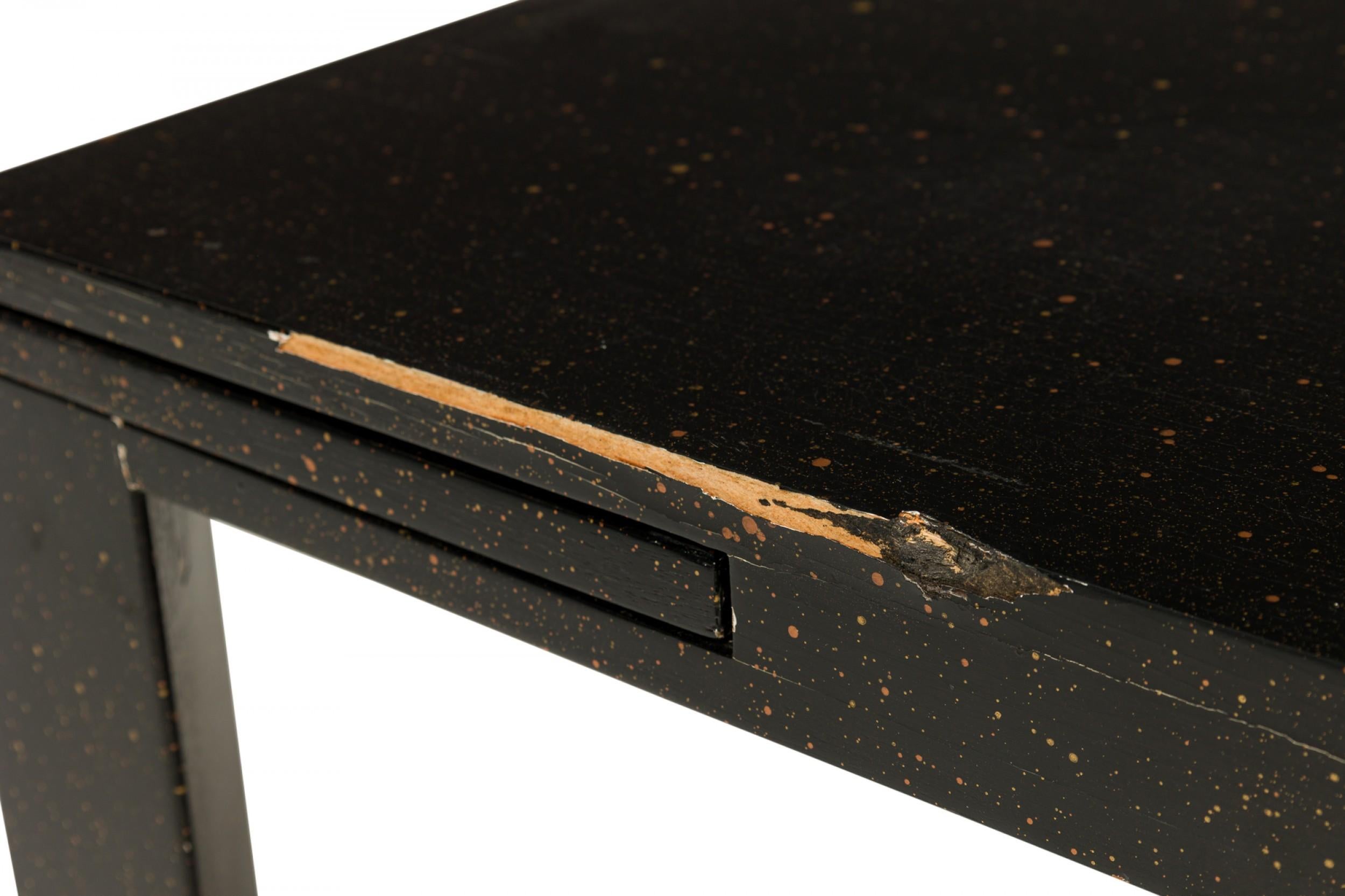 Métal Edward Wormley for Dunbar Black Rectangular Refectory Coffee / Cocktail Table en vente