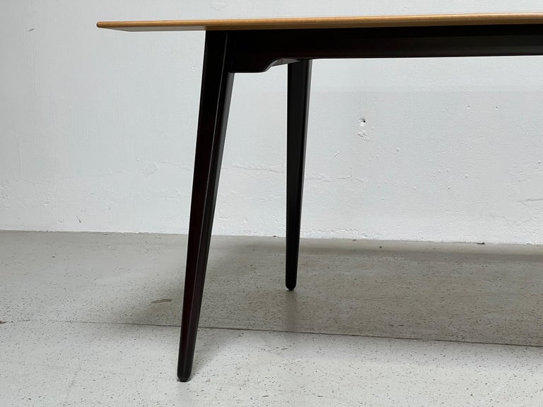 Mid-20th Century Edward Wormley for Dunbar Bleached Mahogany Dining Table  For Sale