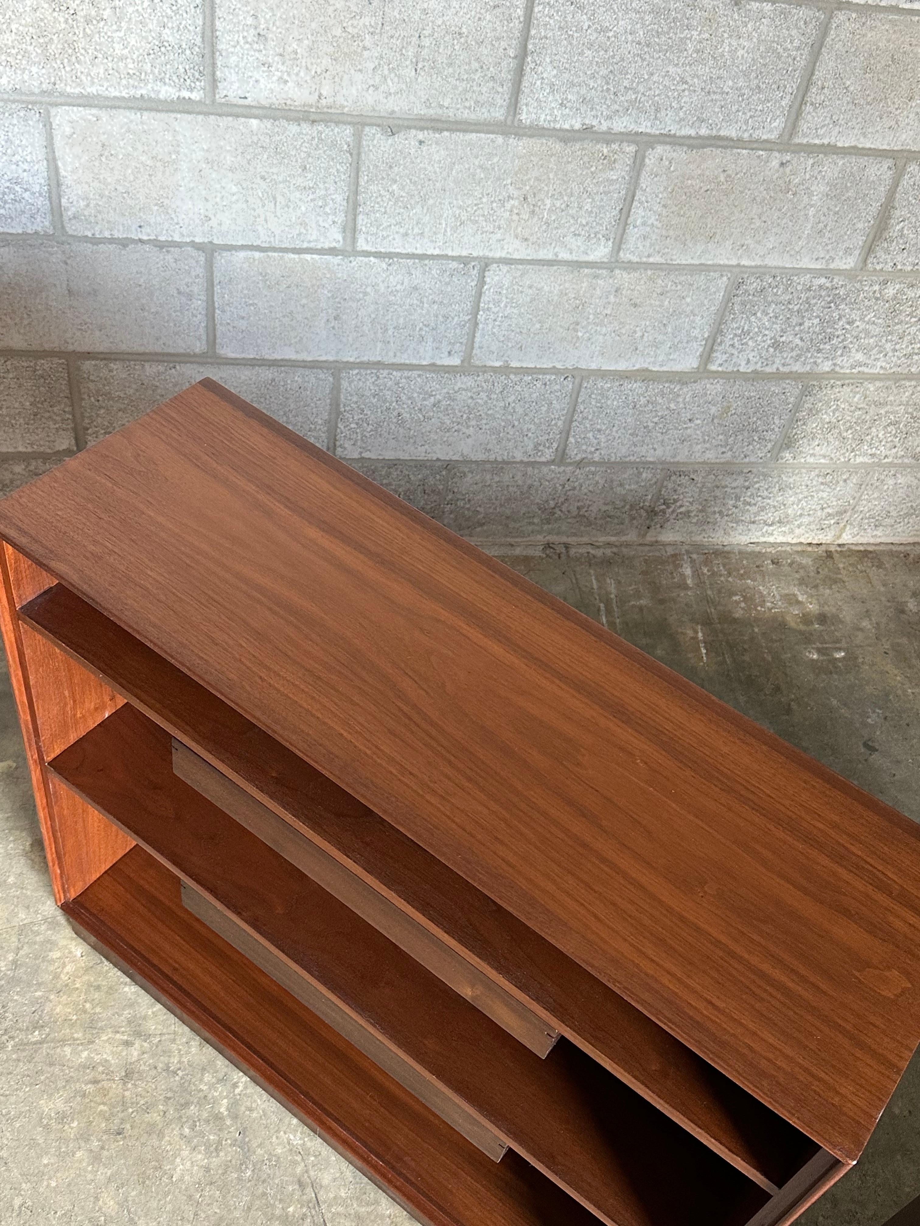 Edward Wormley for Dunbar Bookcases With Floating Drawers- a Pair For Sale 5