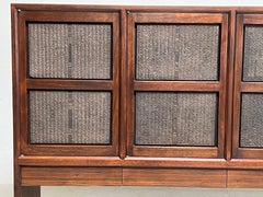 Edward Wormley for Dunbar Cabinet with Chinese Printing Blocks