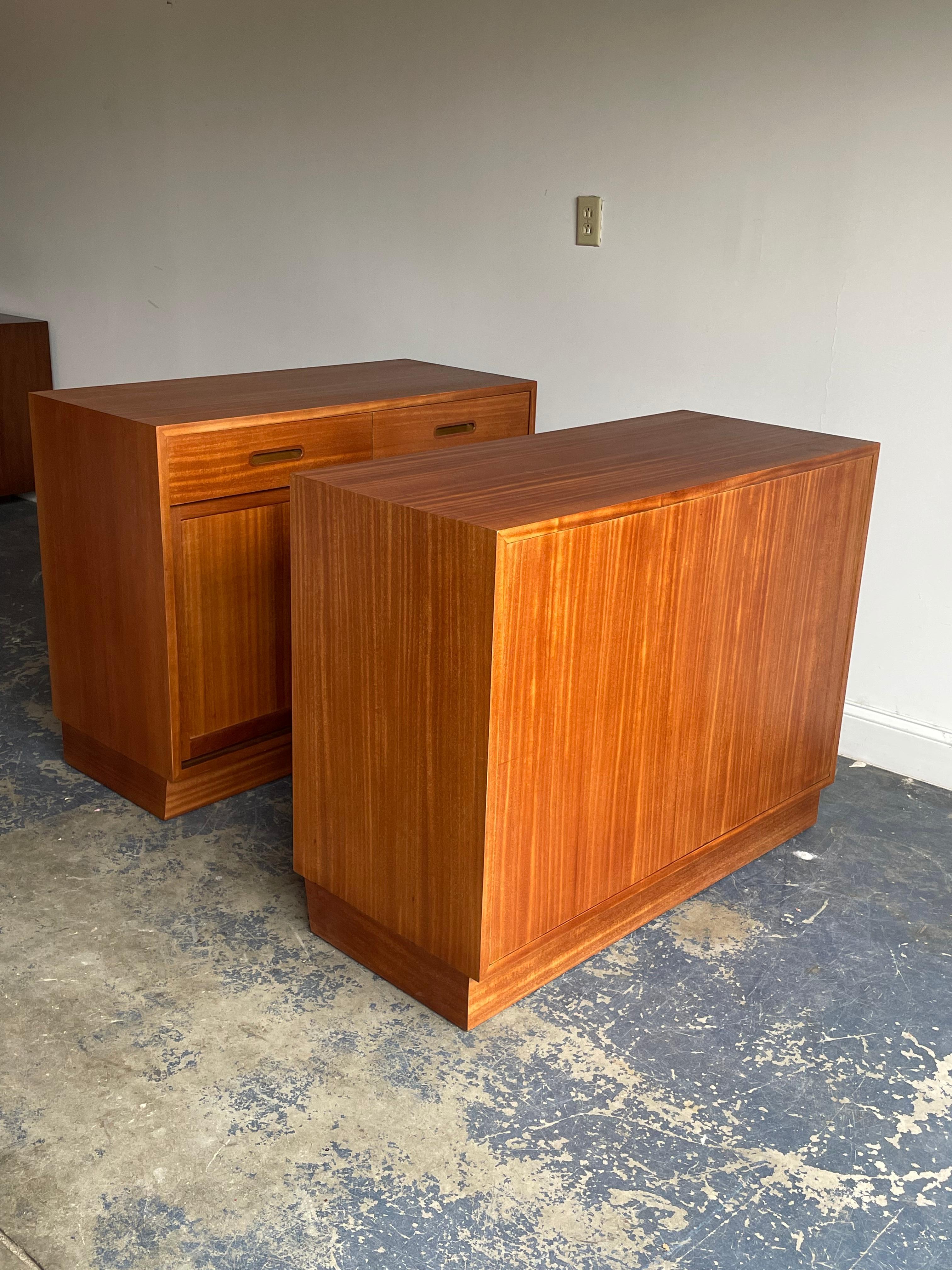 Edward Wormley for Dunbar Cabinets/Credenzas, a Pair 7