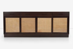 Edward Wormley for Dunbar Cain Front Mahogany Sideboard on a Plinth Base