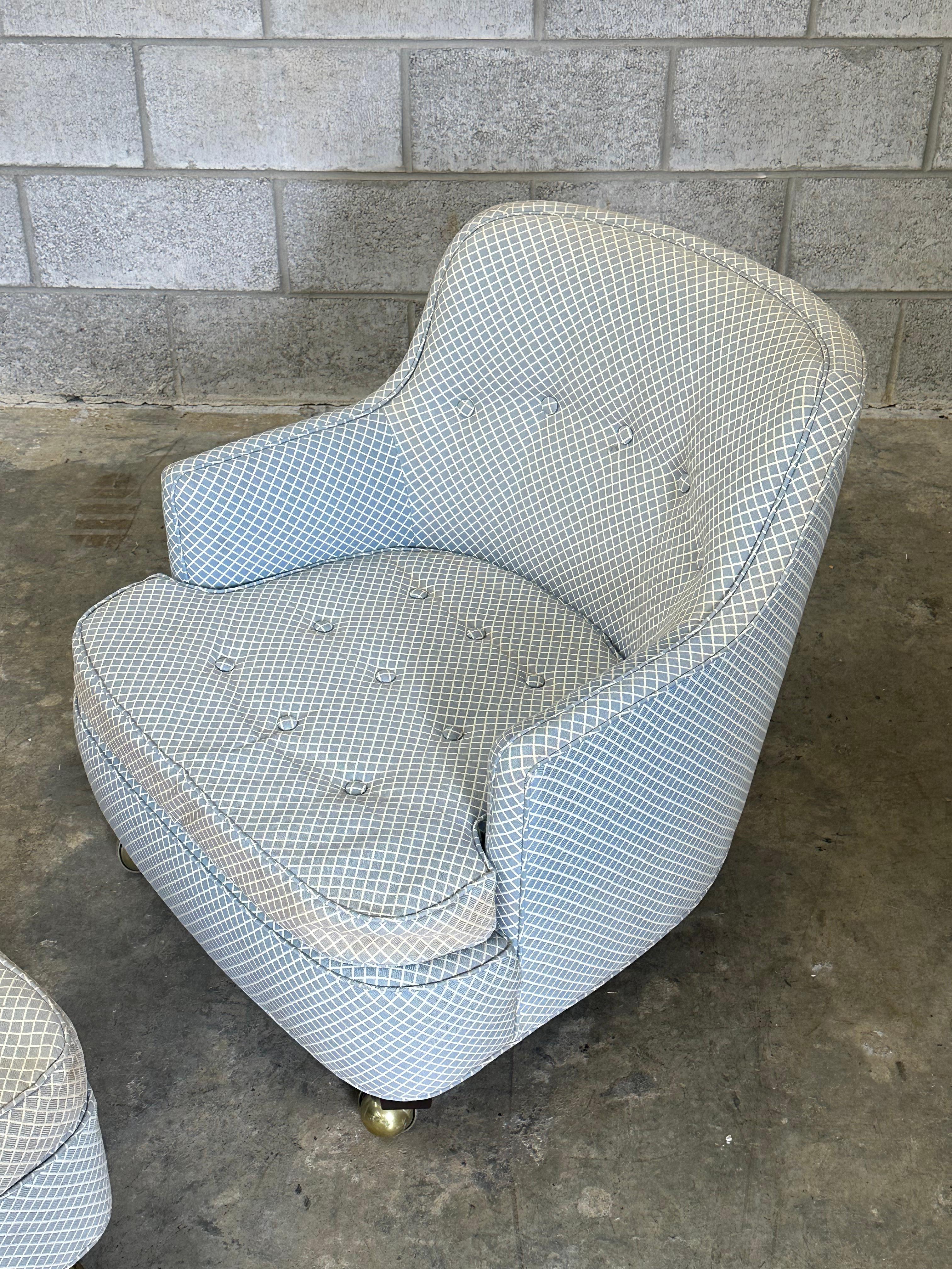 Edward Wormley for Dunbar Club Chair and Ottoman (Mitte des 20. Jahrhunderts) im Angebot