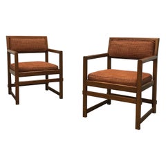 Retro Edward Wormley for Dunbar Club Chairs