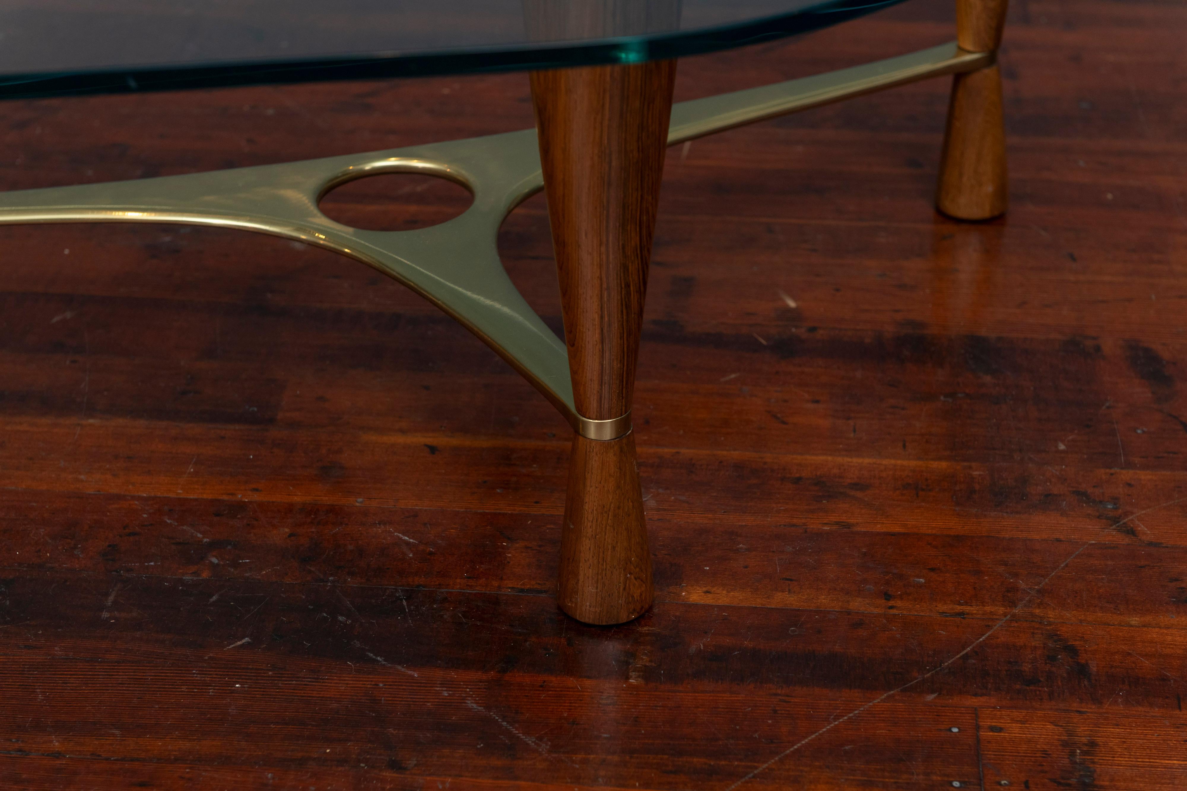 Table basse Edward Wormley pour Dunbar, modèle 5309 Bon état - En vente à San Francisco, CA