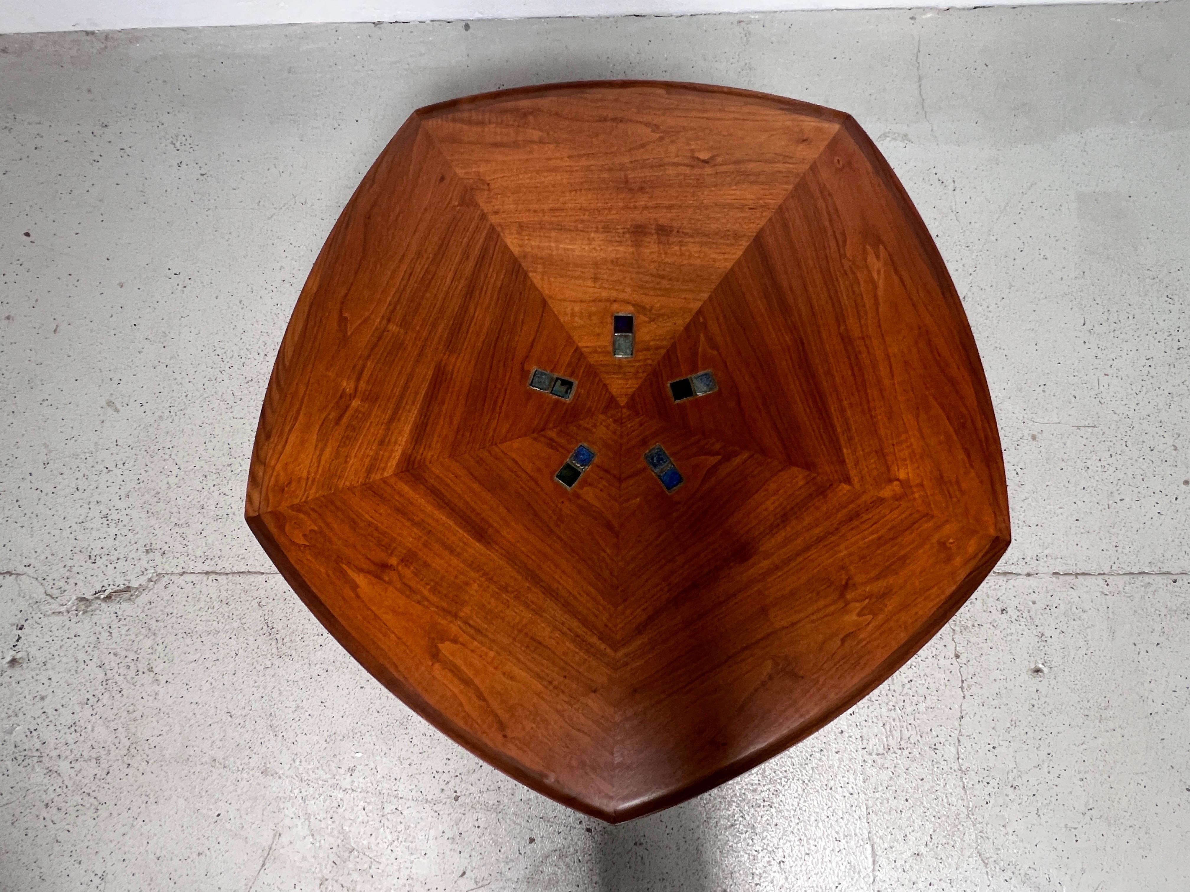 Edward Wormley for Dunbar Coffee Table with Tiffany Glass Tiles 5