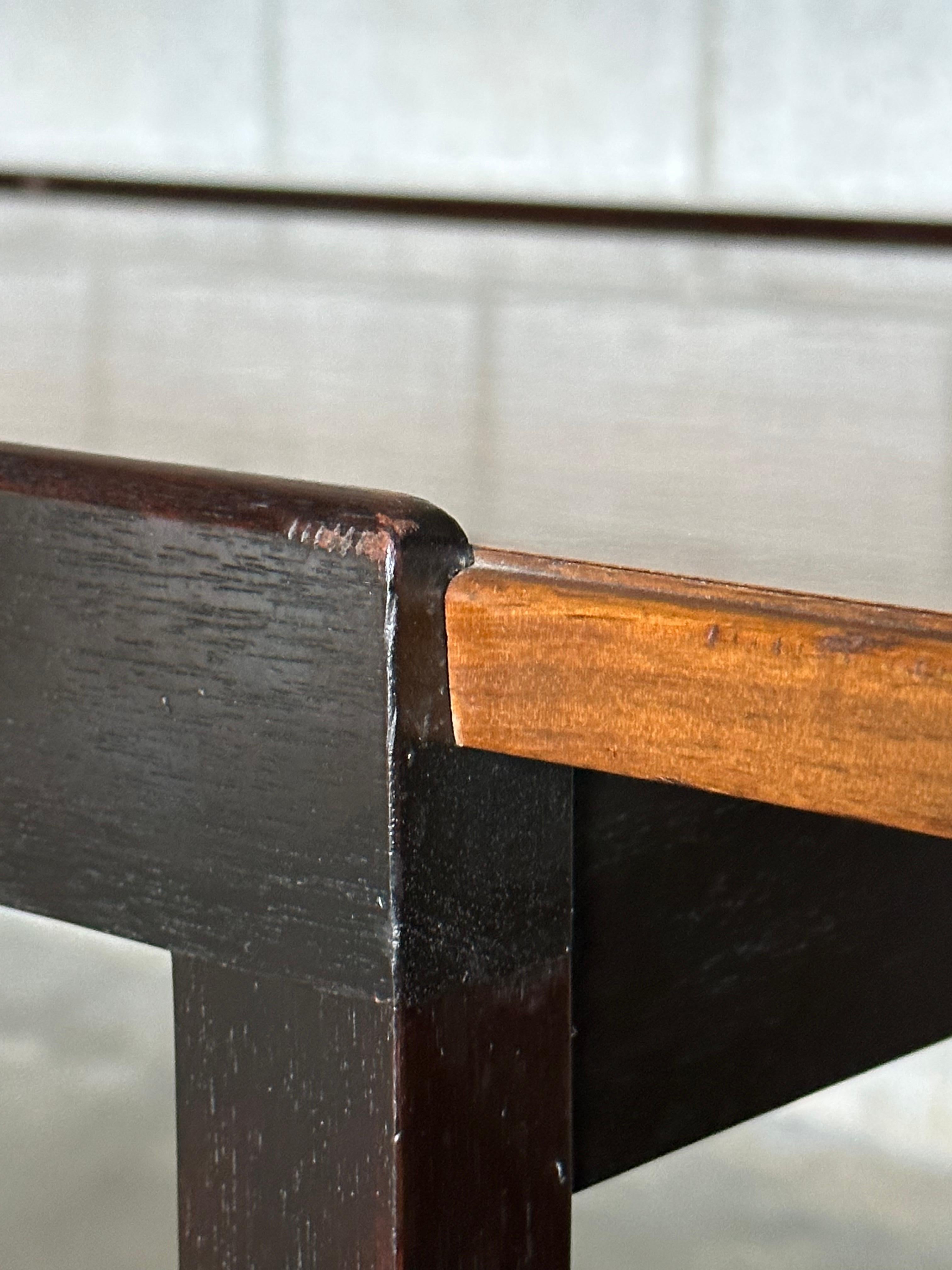 Walnut Edward Wormley for Dunbar Console Table For Sale