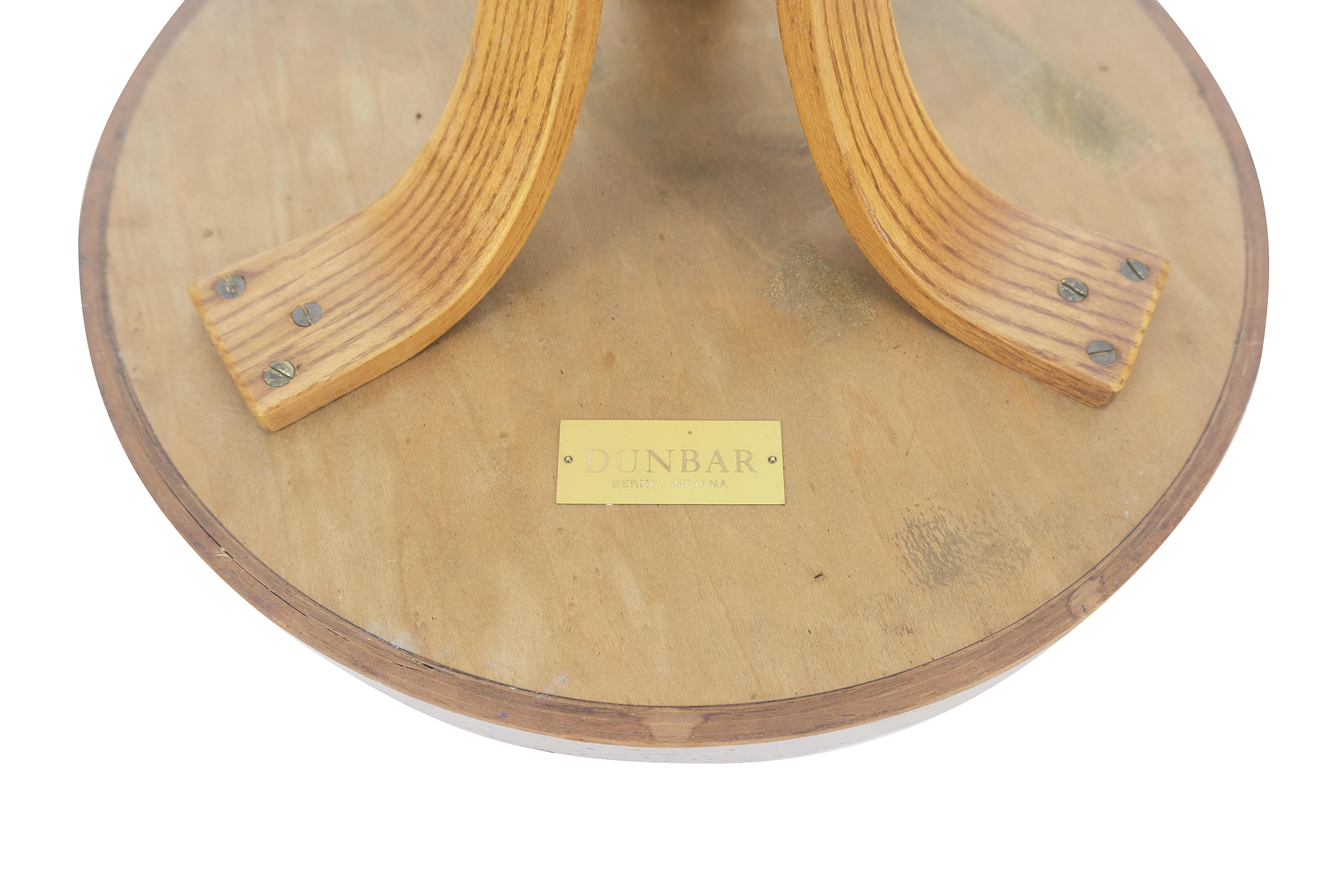 Edward Wormley for Dunbar Constellation Table on Tripod Like Bent Wood Legs MINT 6