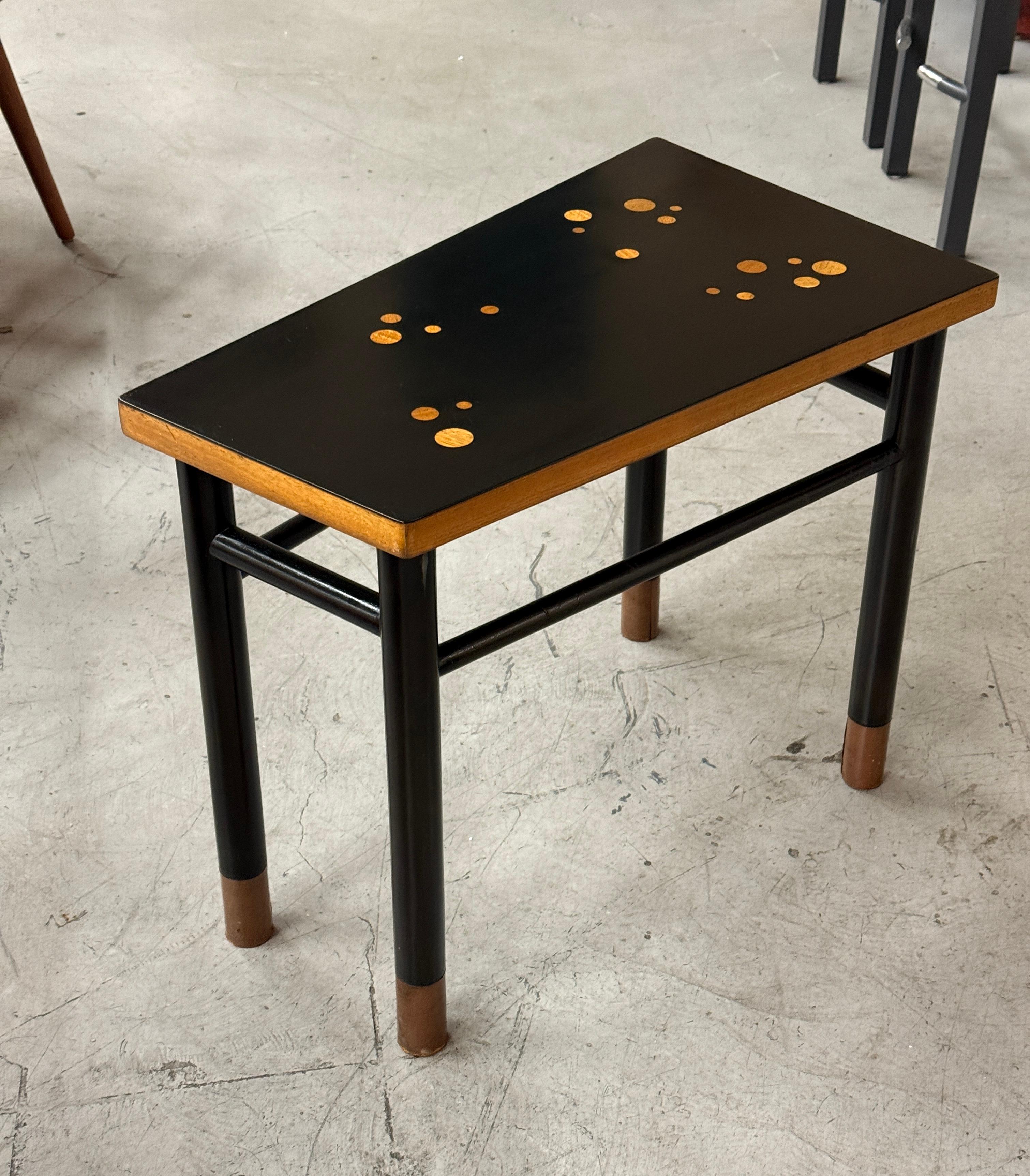 American Edward Wormley for Dunbar Custom Rare Asymmetric Constellation Inlaid Table 60’s For Sale