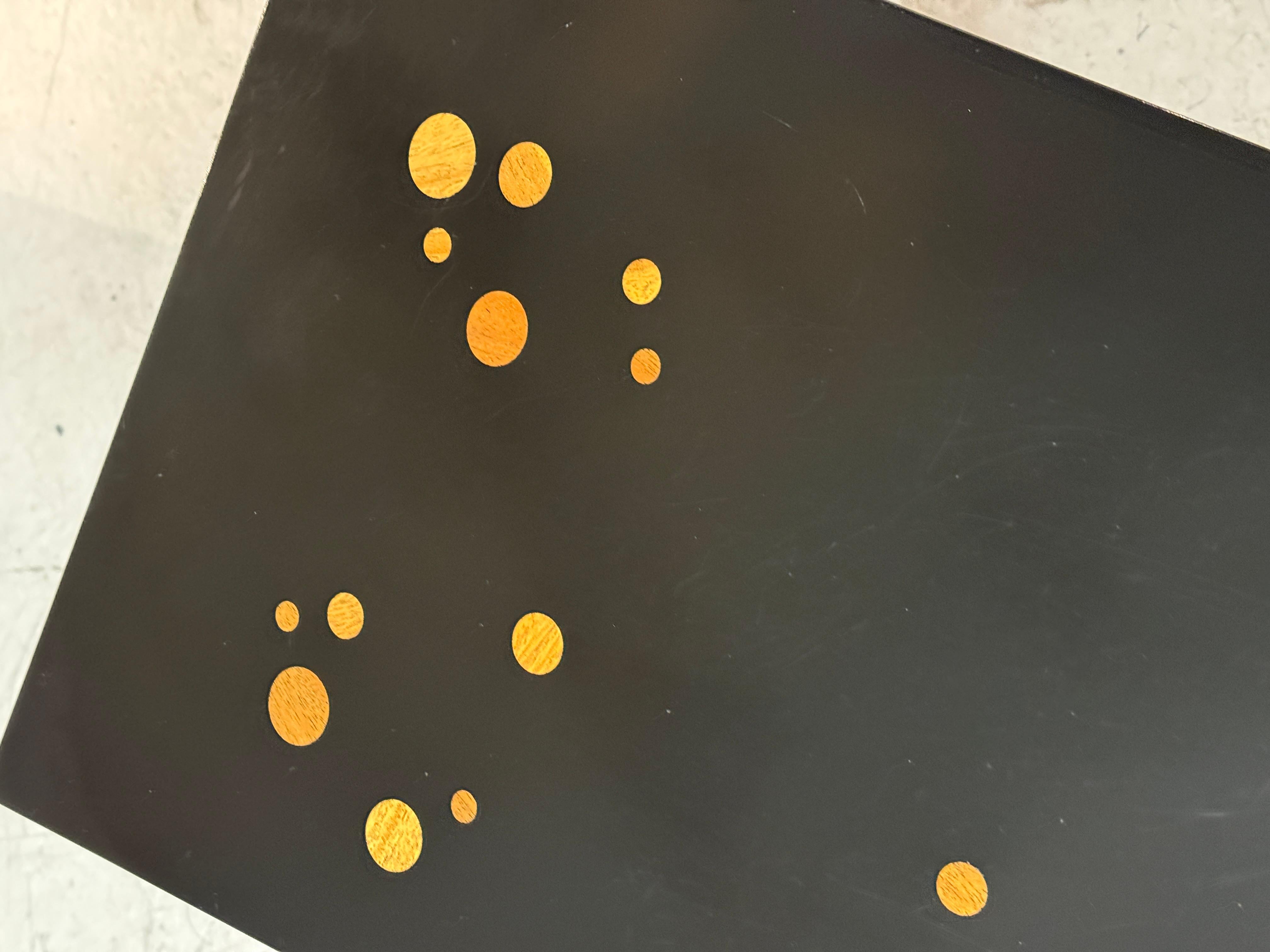 Mid-20th Century Edward Wormley for Dunbar Custom Rare Asymmetric Constellation Inlaid Table 60’s For Sale