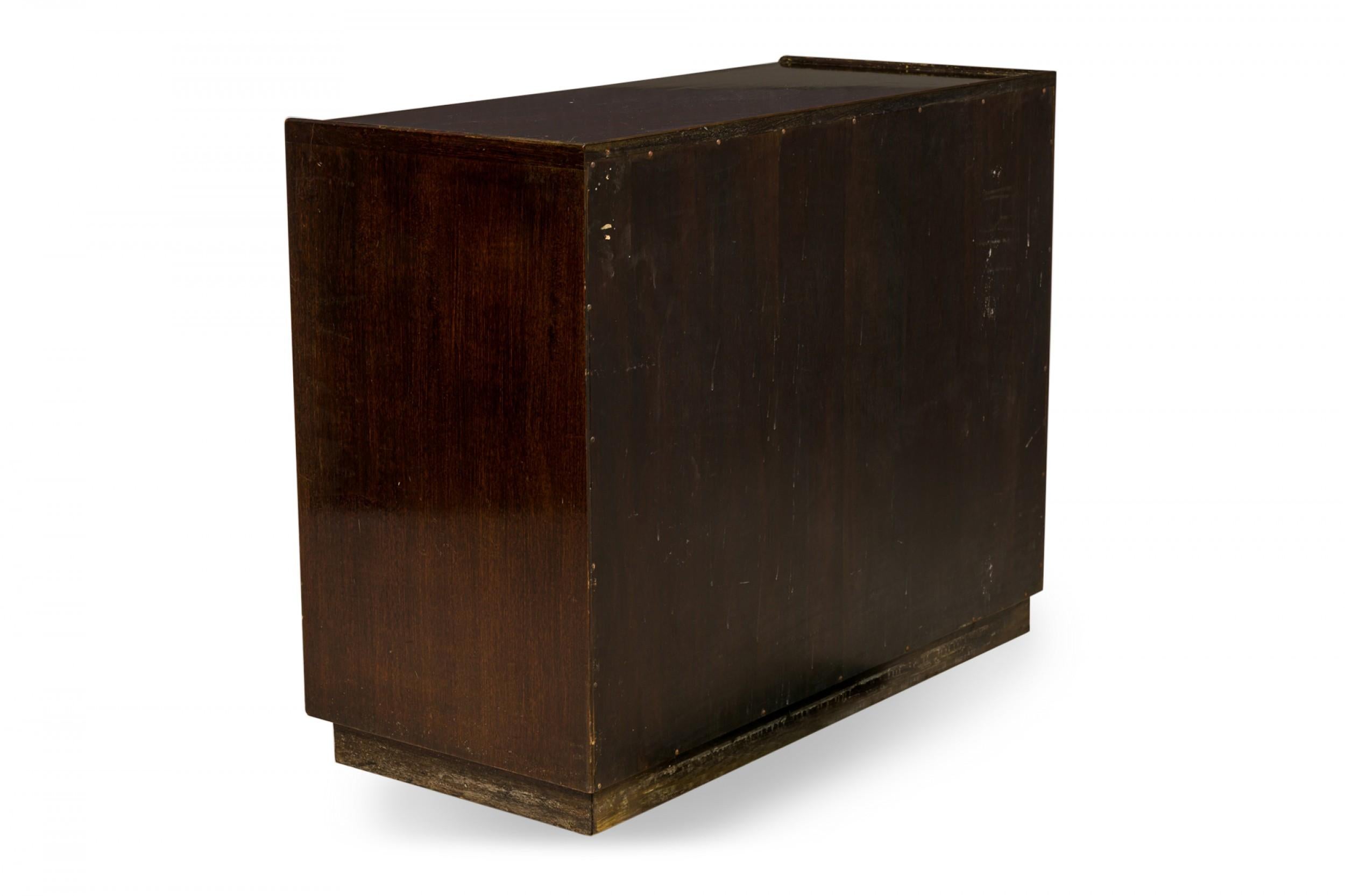 American Edward Wormley for Dunbar Dark Walnut Louver Front 6-Drawer Commode / Chest For Sale