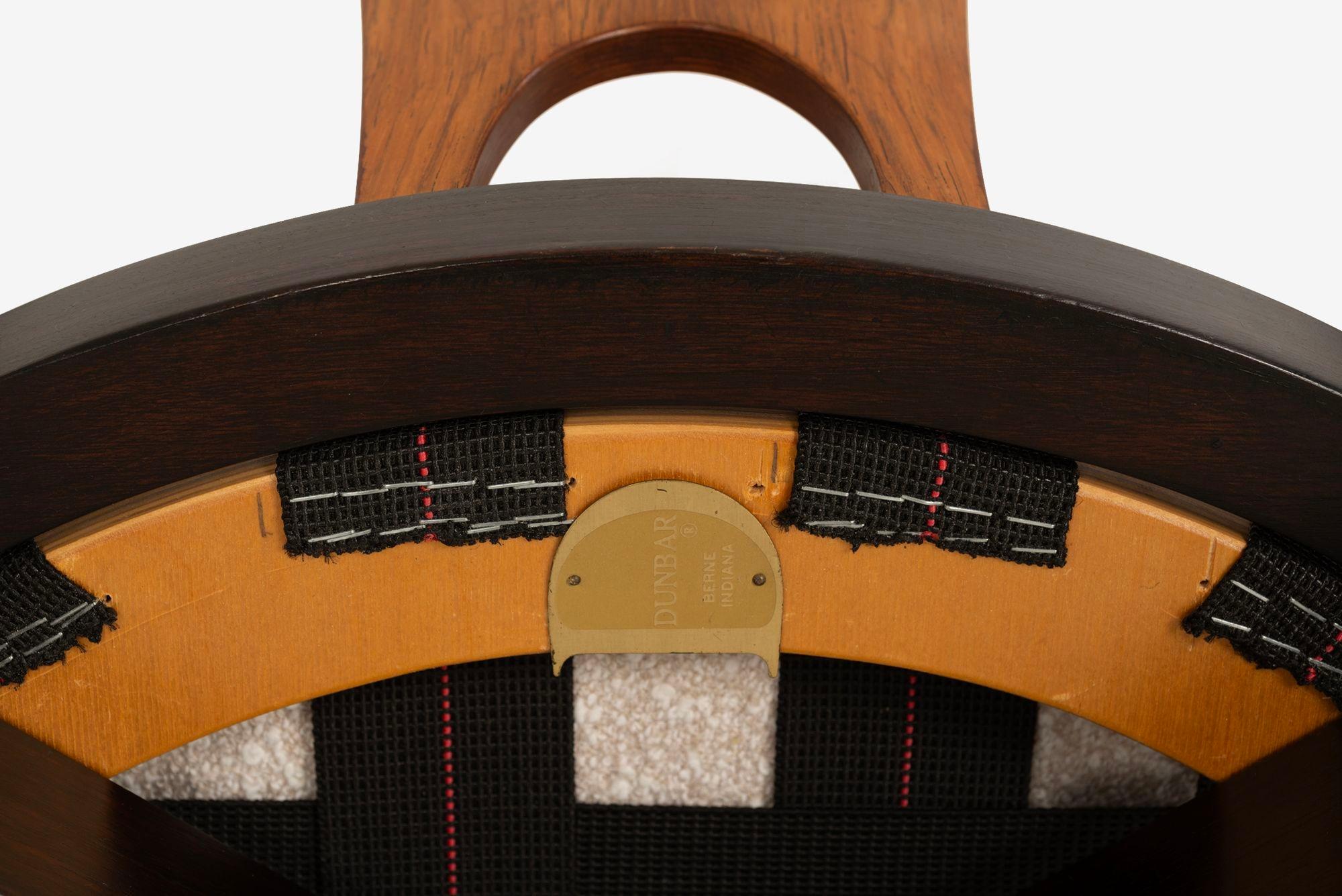 Edward Wormley für Dunbar Esszimmerstühle , 1965 Modell 935 „Horseshoe-Stühle“ im Angebot 8