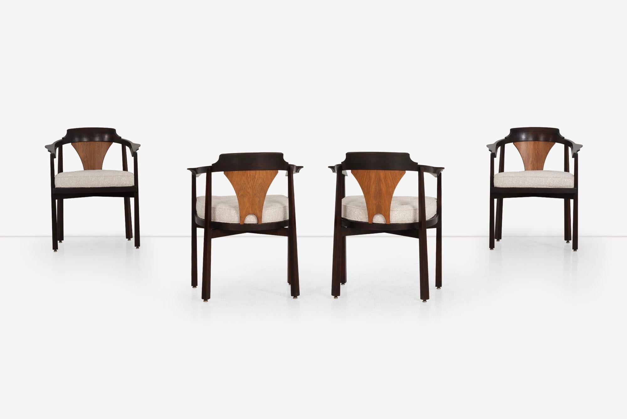 Edward Wormley für Dunbar Esszimmerstühle , 1965 Modell 935 „Horseshoe-Stühle“ im Angebot 1