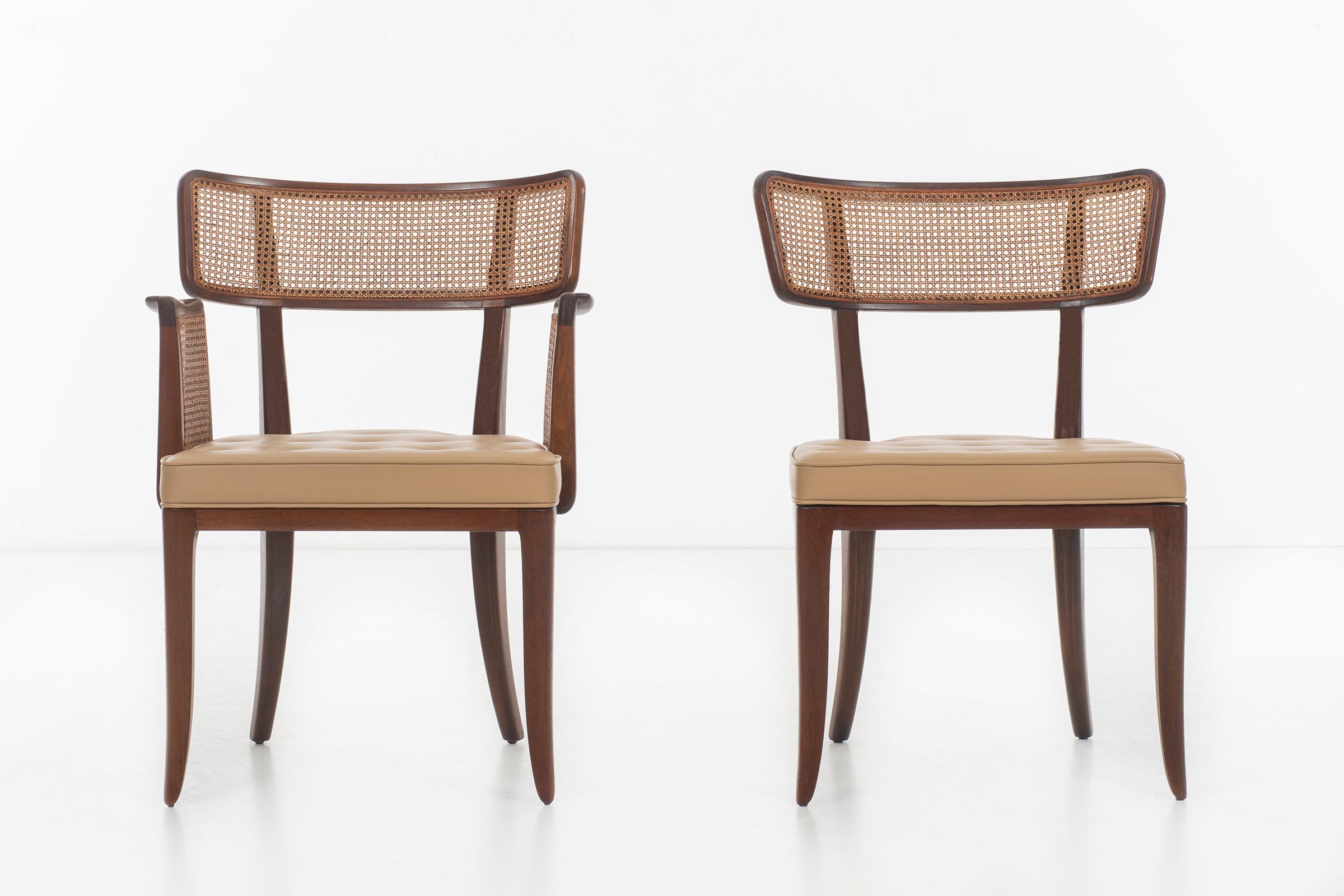 Edward Wormley for Dunbar Dining Chairs, Set of 10 In Excellent Condition In Chicago, IL
