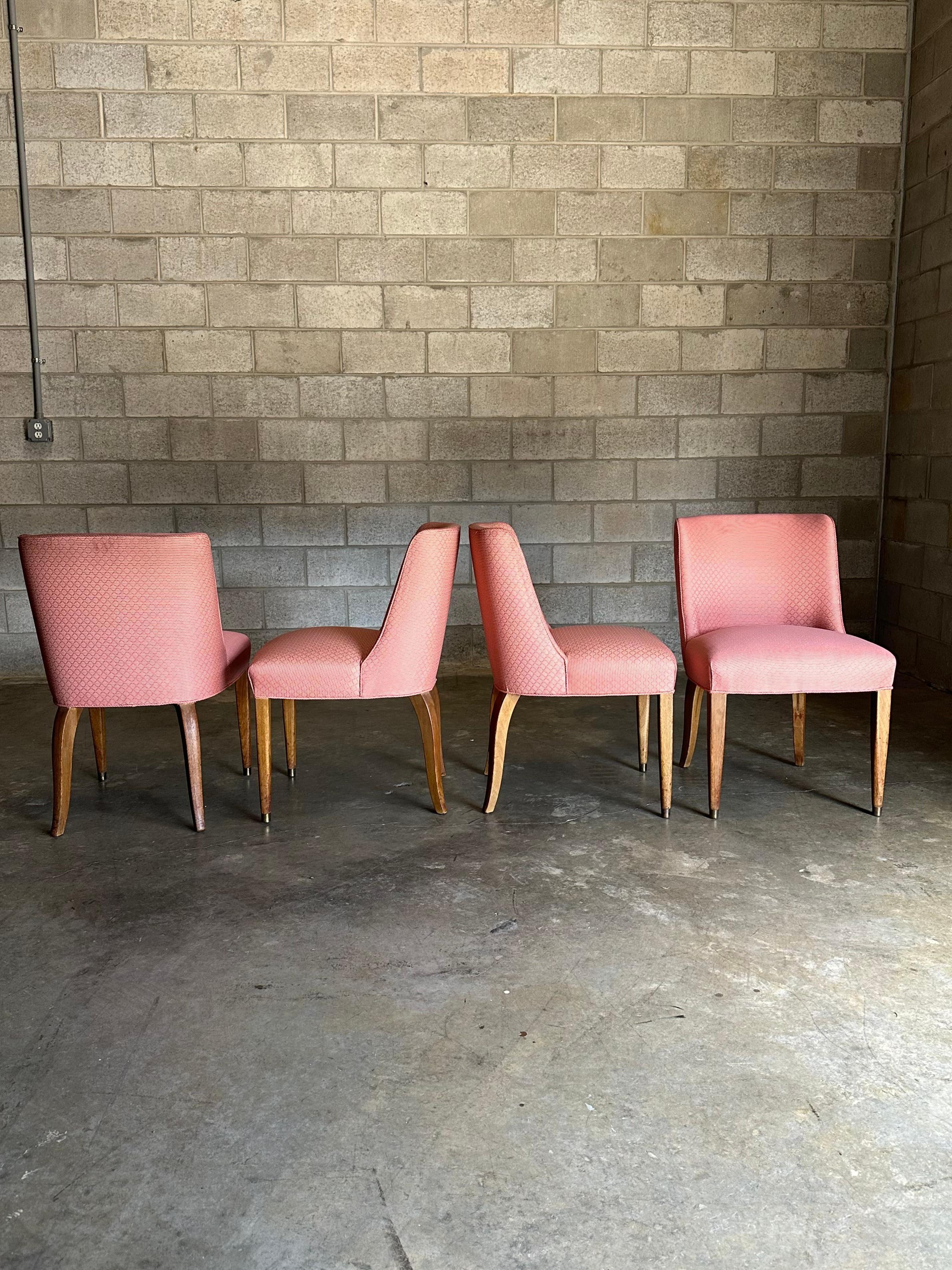 American Edward Wormley for Dunbar Dining Chairs, Set of 8 For Sale