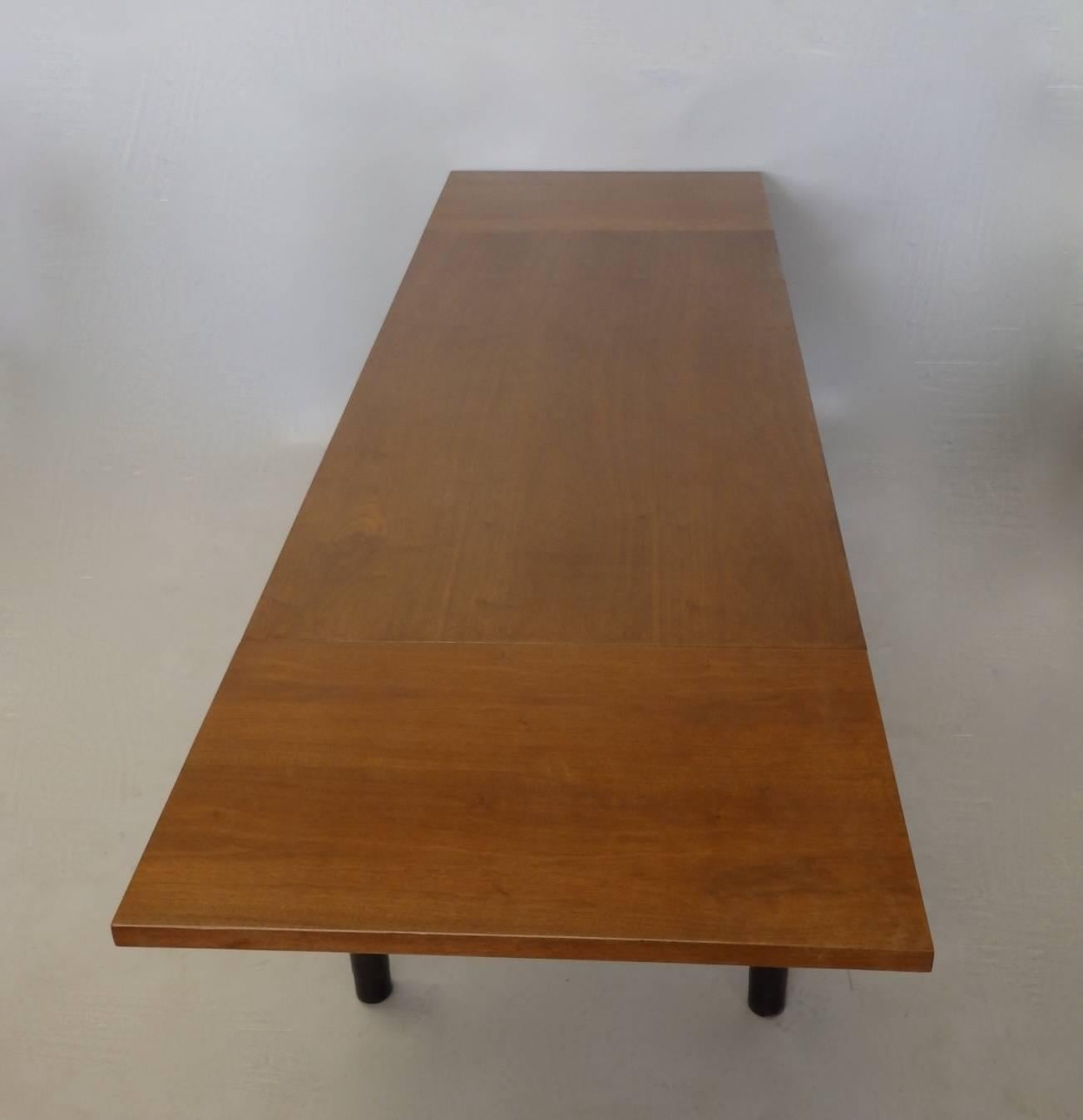 Mid-Century Modern Edward Wormley for Dunbar Drop Leaf Dining Table Desk or Conference Table