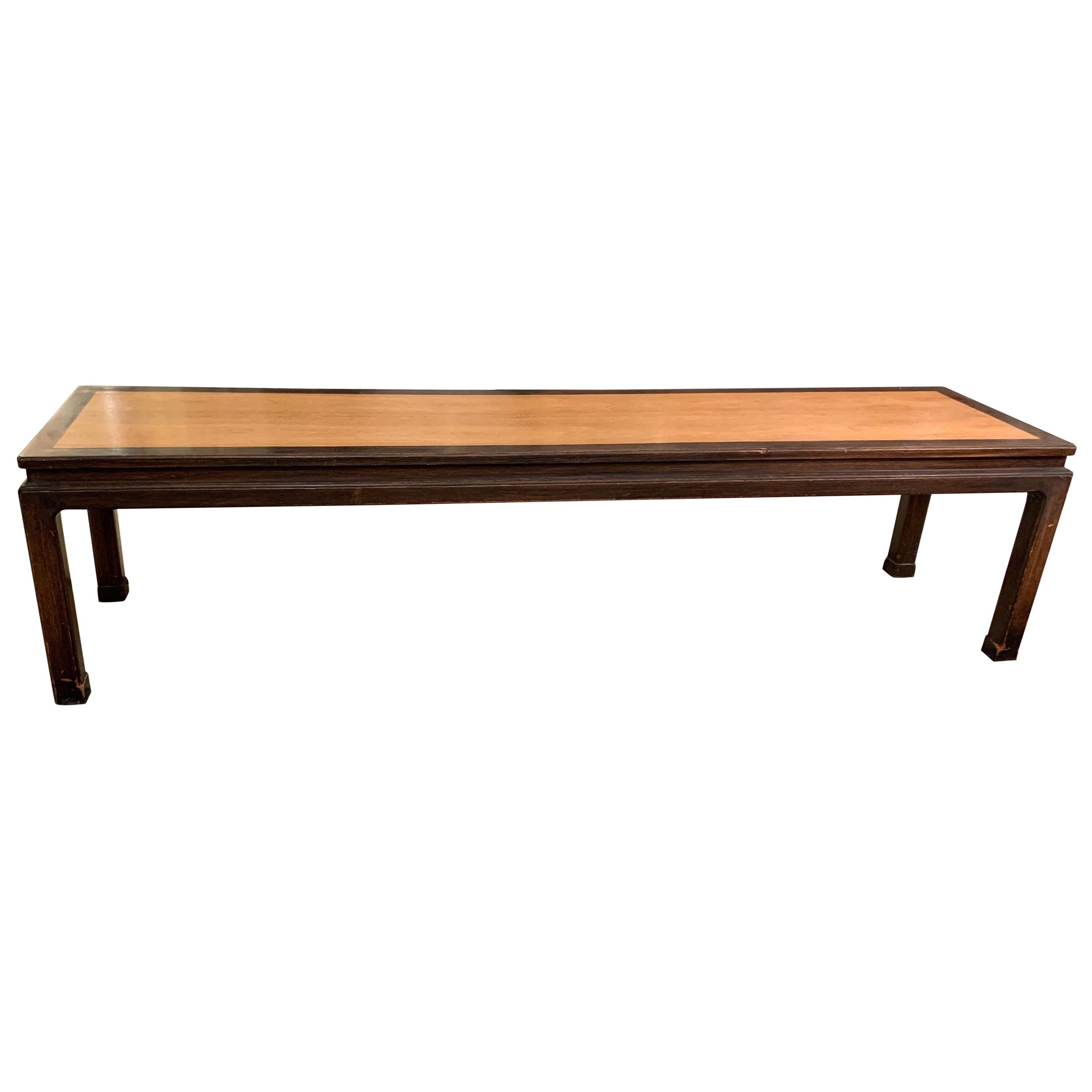 Edward Wormley for Dunbar Early Long Coffee Table or Bench, Early 1950s