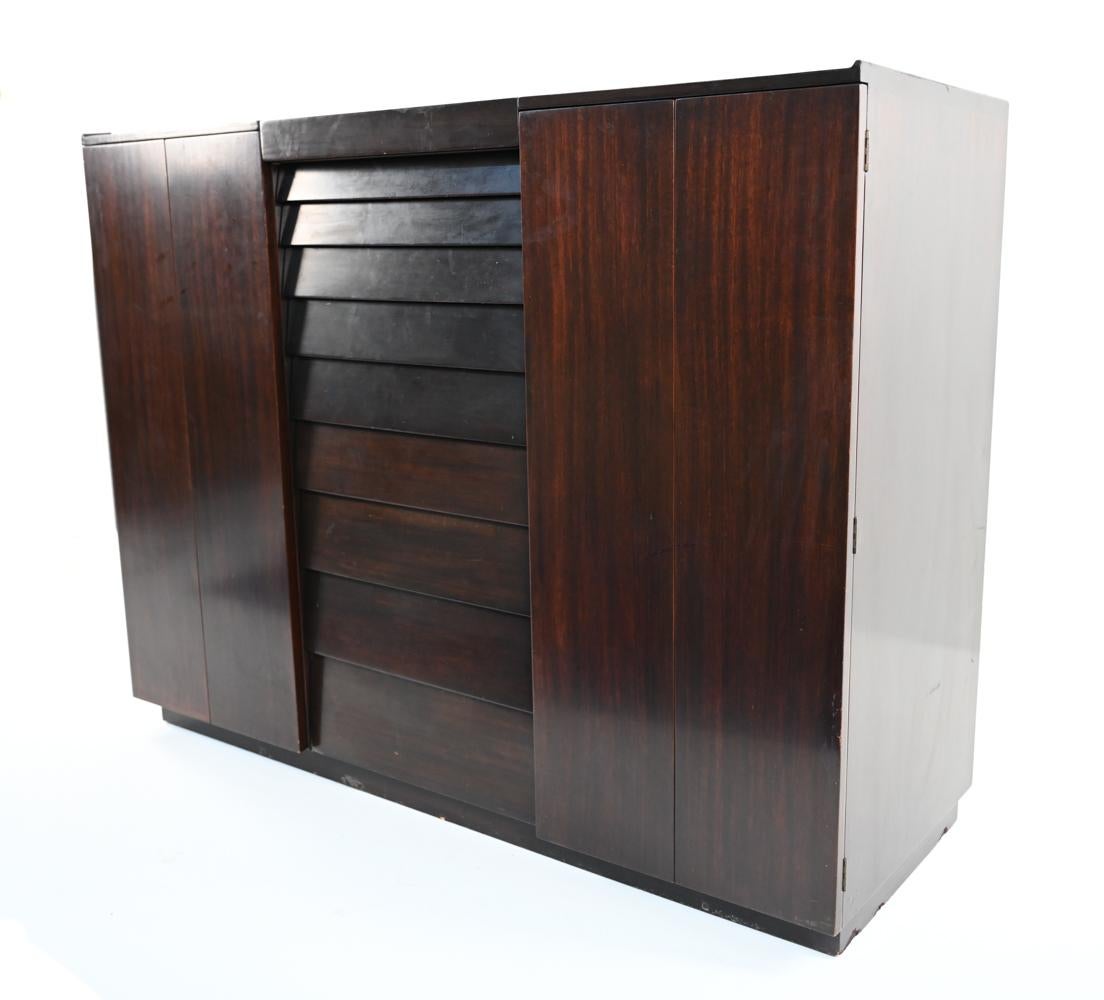 Edward Wormley for Dunbar Ebonized Mahogany Wardrobe Cabinet, c. 1950's For Sale 9