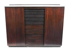 Edward Wormley for Dunbar Ebonized Mahogany Wardrobe Cabinet, c. 1950's