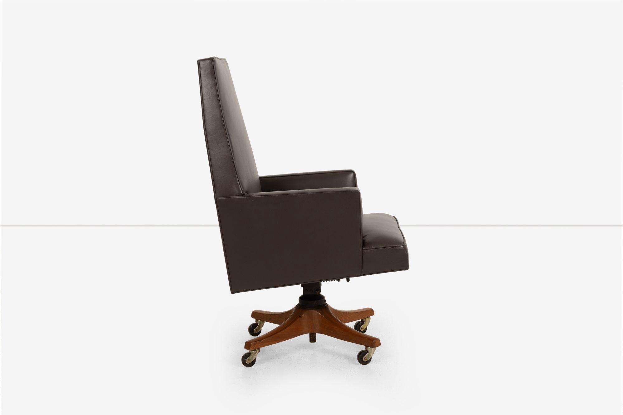 Appliqué Edward Wormley per Dunbar Executive Chair 1965 in vendita