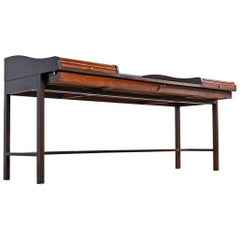Edward Wormley for Dunbar Executive Rosewood Roll-Top Desk