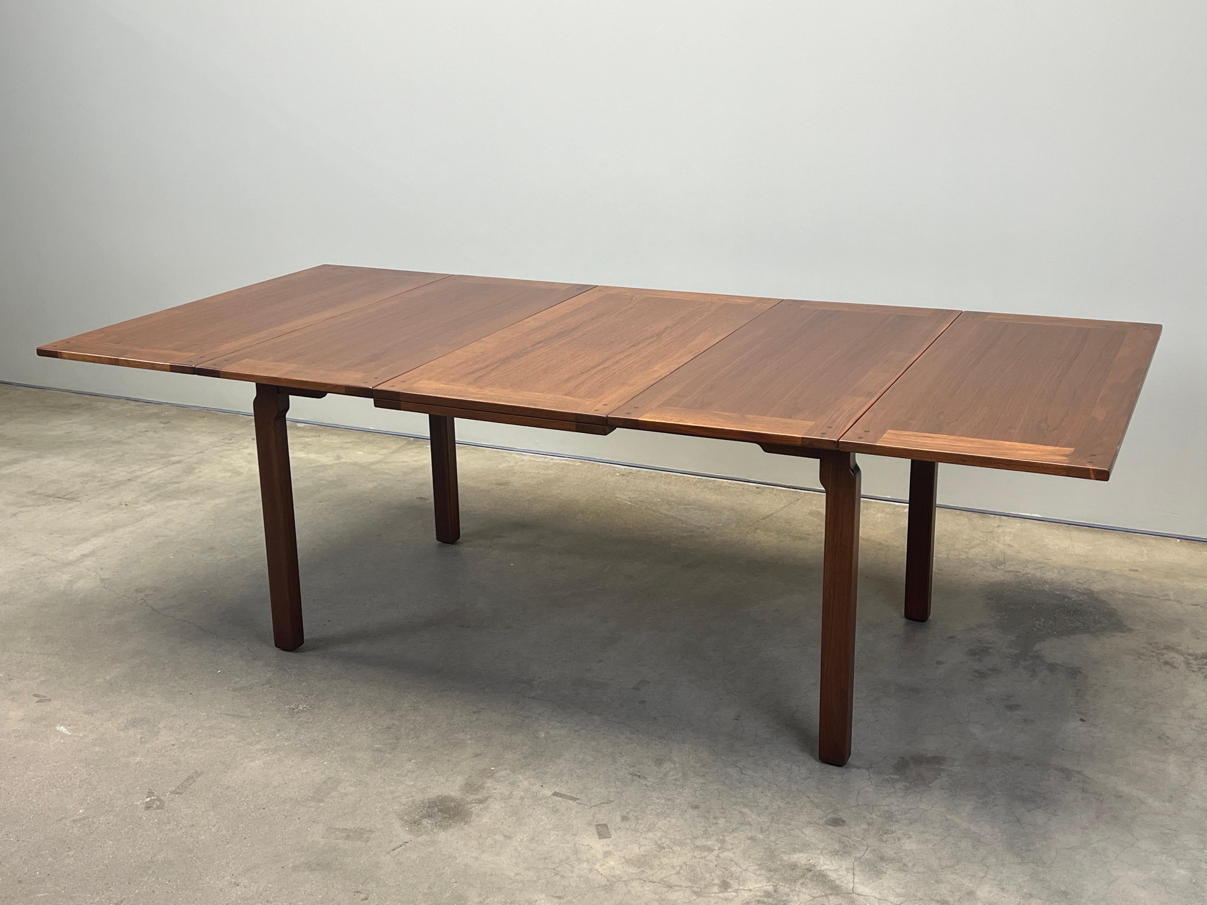 Table de salle à manger verte et verte extensible Edward Wormley pour Dunbar en vente 5