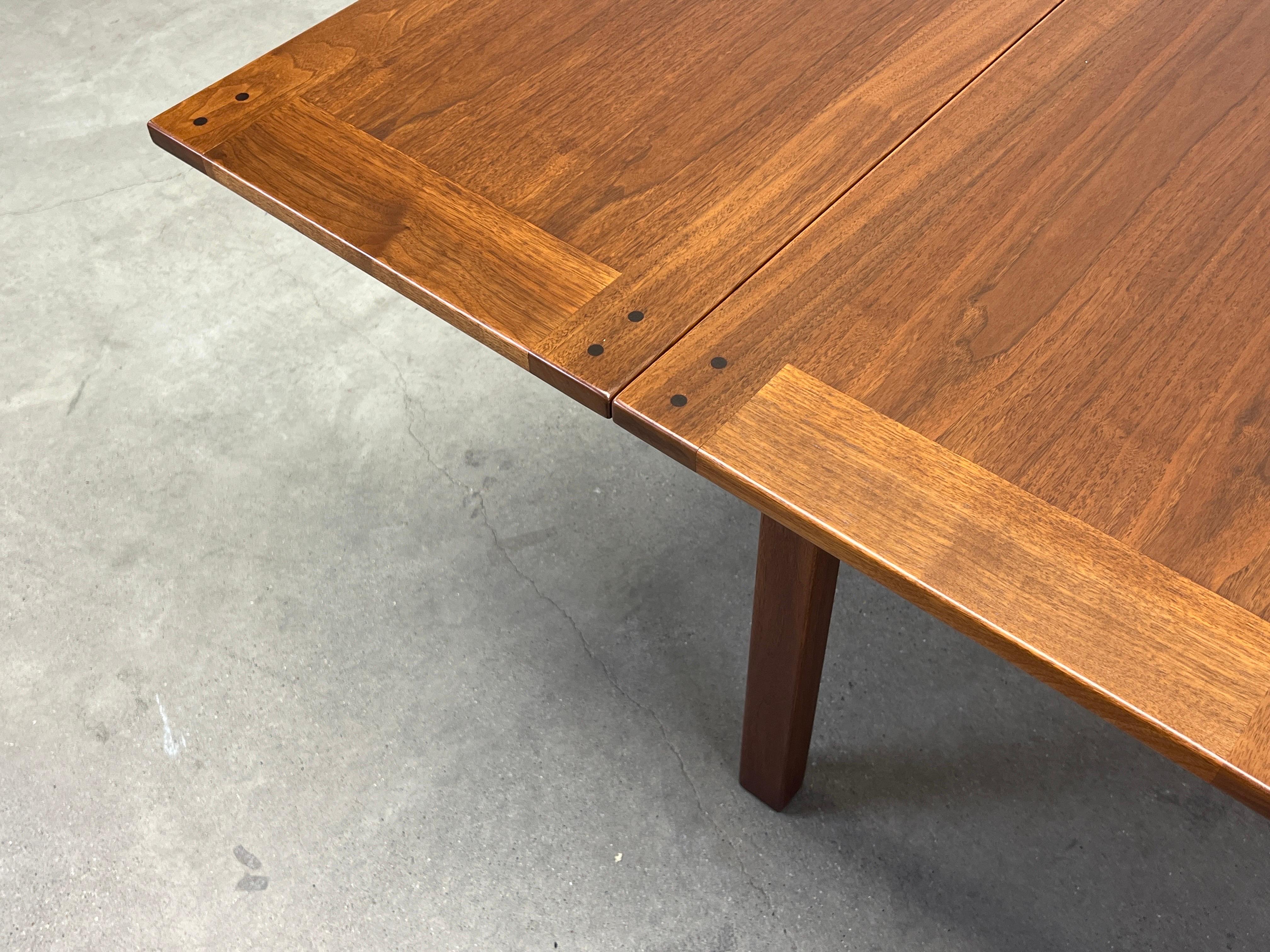 Table de salle à manger verte et verte extensible Edward Wormley pour Dunbar en vente 8