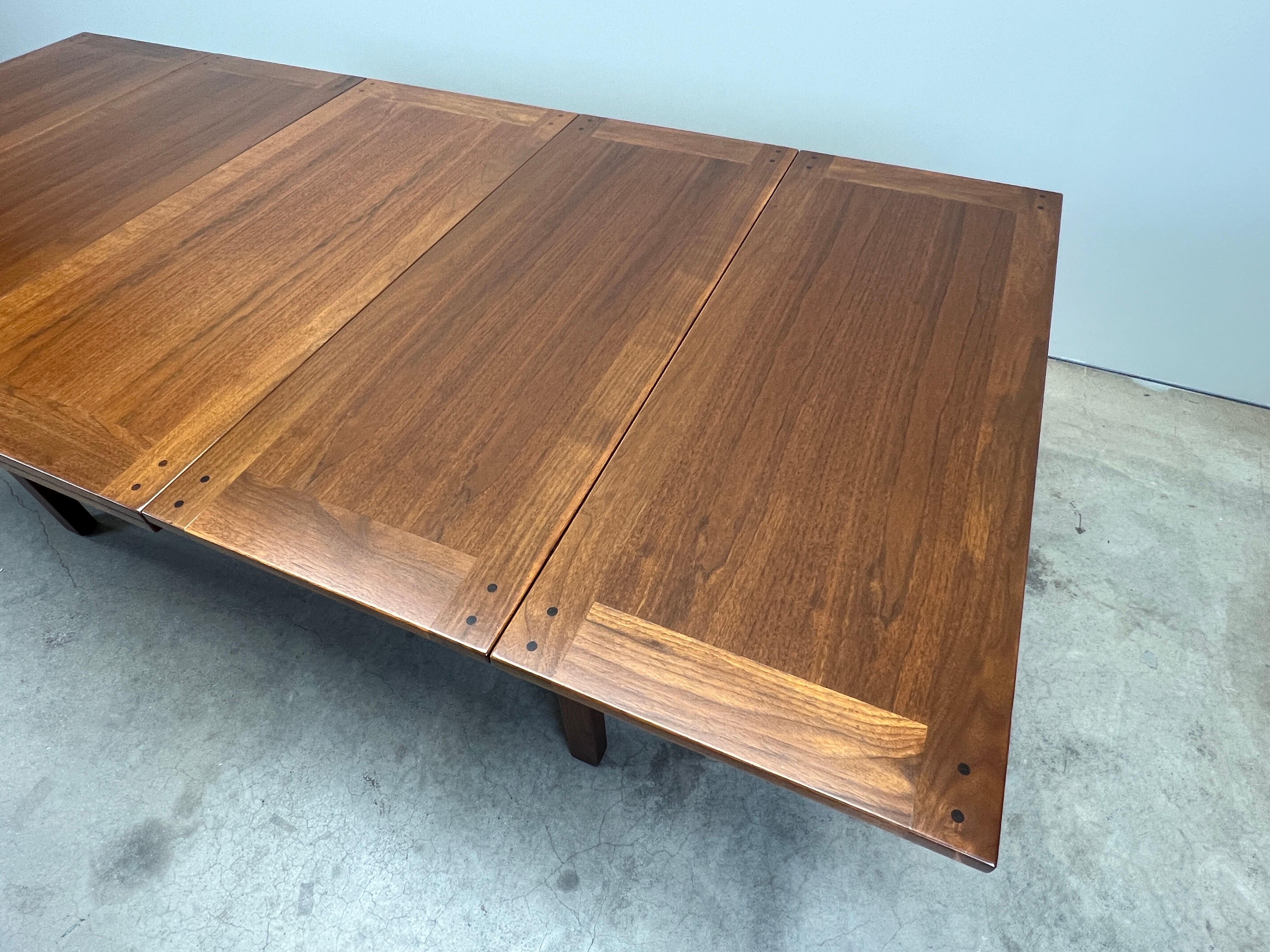 Table de salle à manger verte et verte extensible Edward Wormley pour Dunbar en vente 9