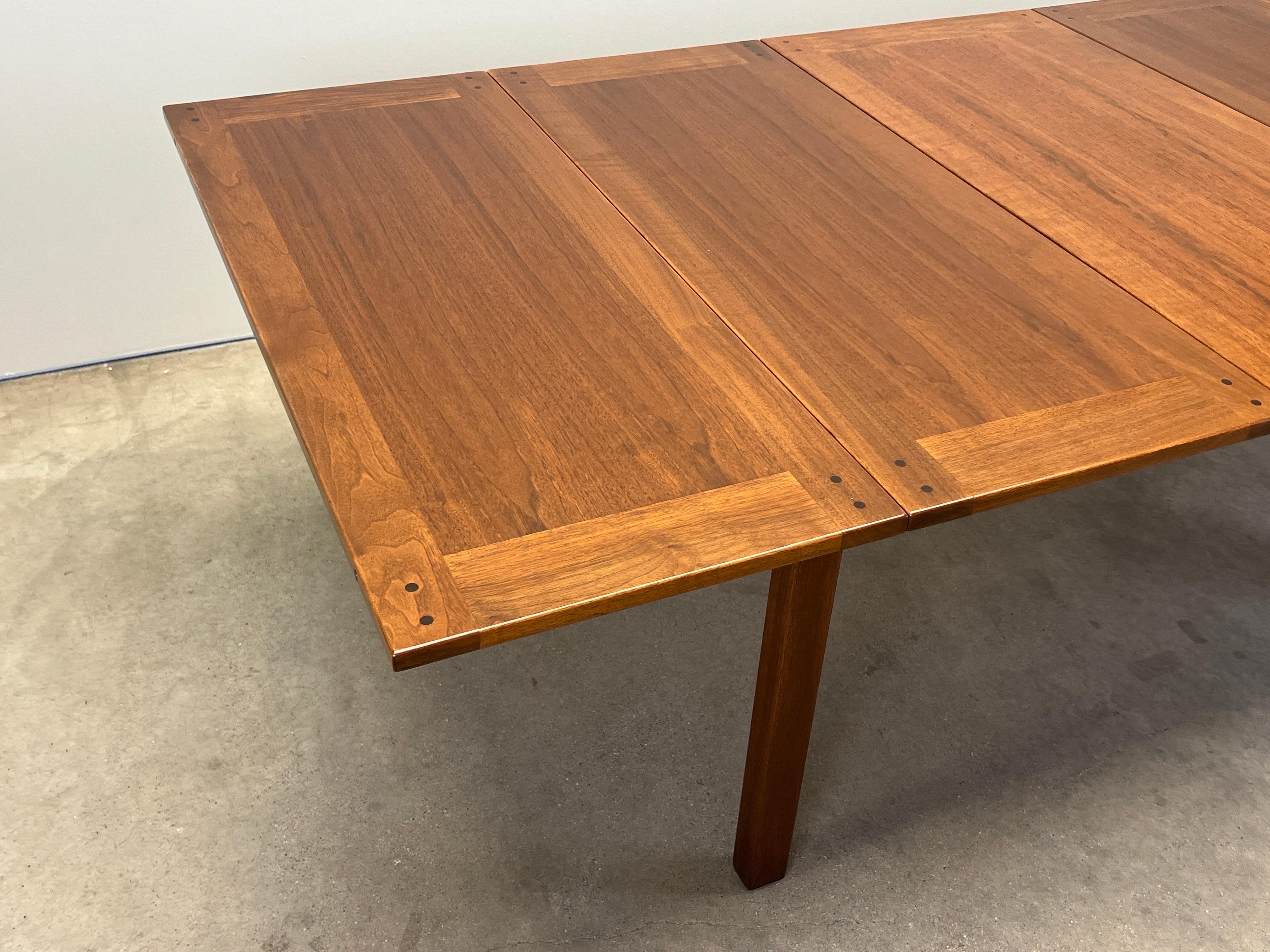 Table de salle à manger verte et verte extensible Edward Wormley pour Dunbar en vente 10