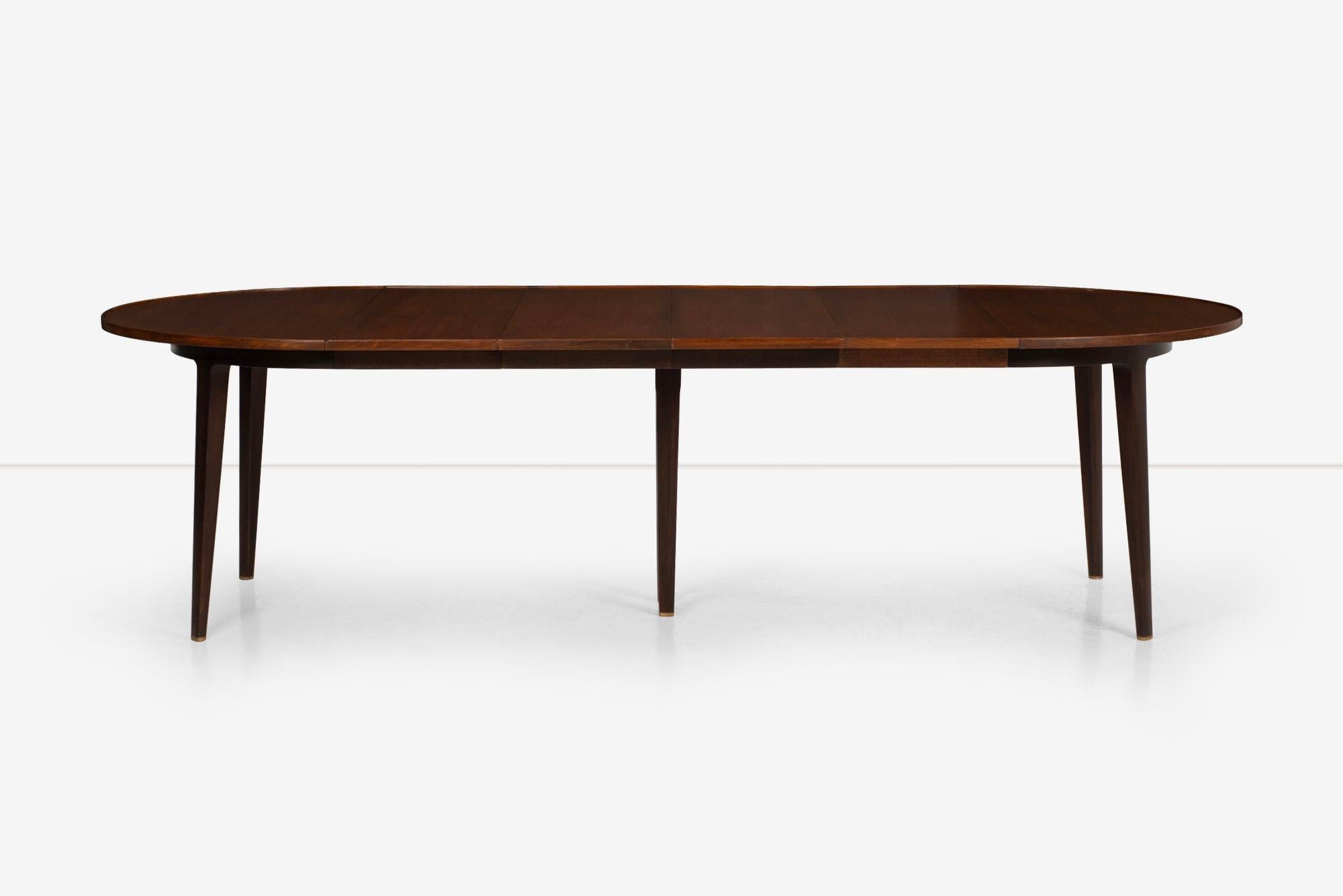 Edward Wormley for Dunbar Extension Dining Table In Good Condition For Sale In Chicago, IL