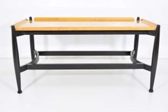 Edward Wormley for Dunbar Figured Maple and Rosewood Cocktail Table