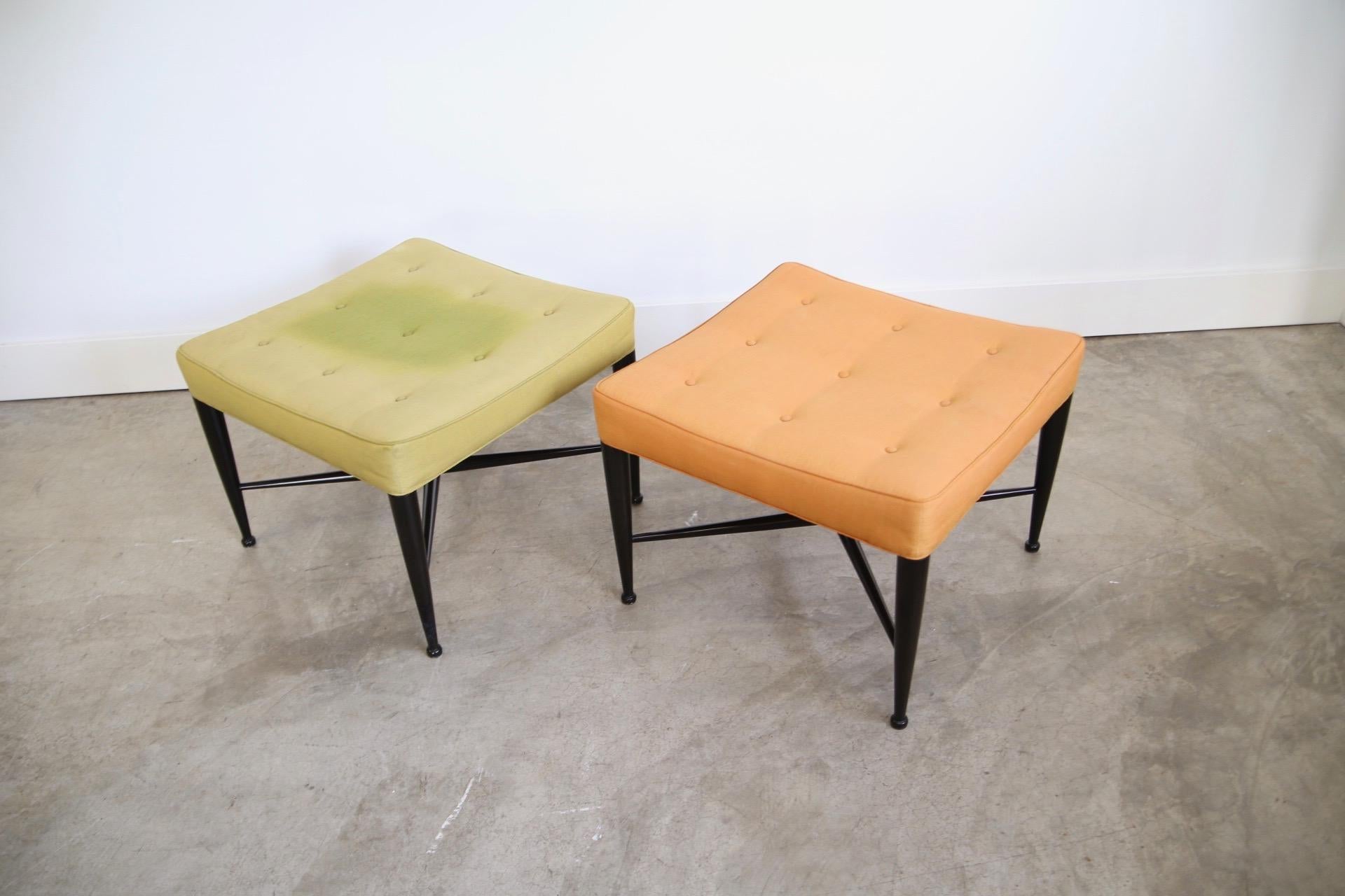 Mid-Century Modern Edward Wormley for Dunbar Foot Stools